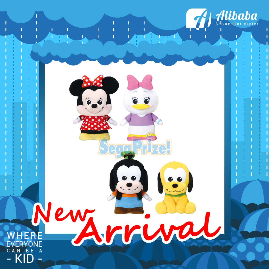 moipon “Mickey and his friends” EX Plush -“Minnie”/”Daisy”/”Goofy”/”Pluto”