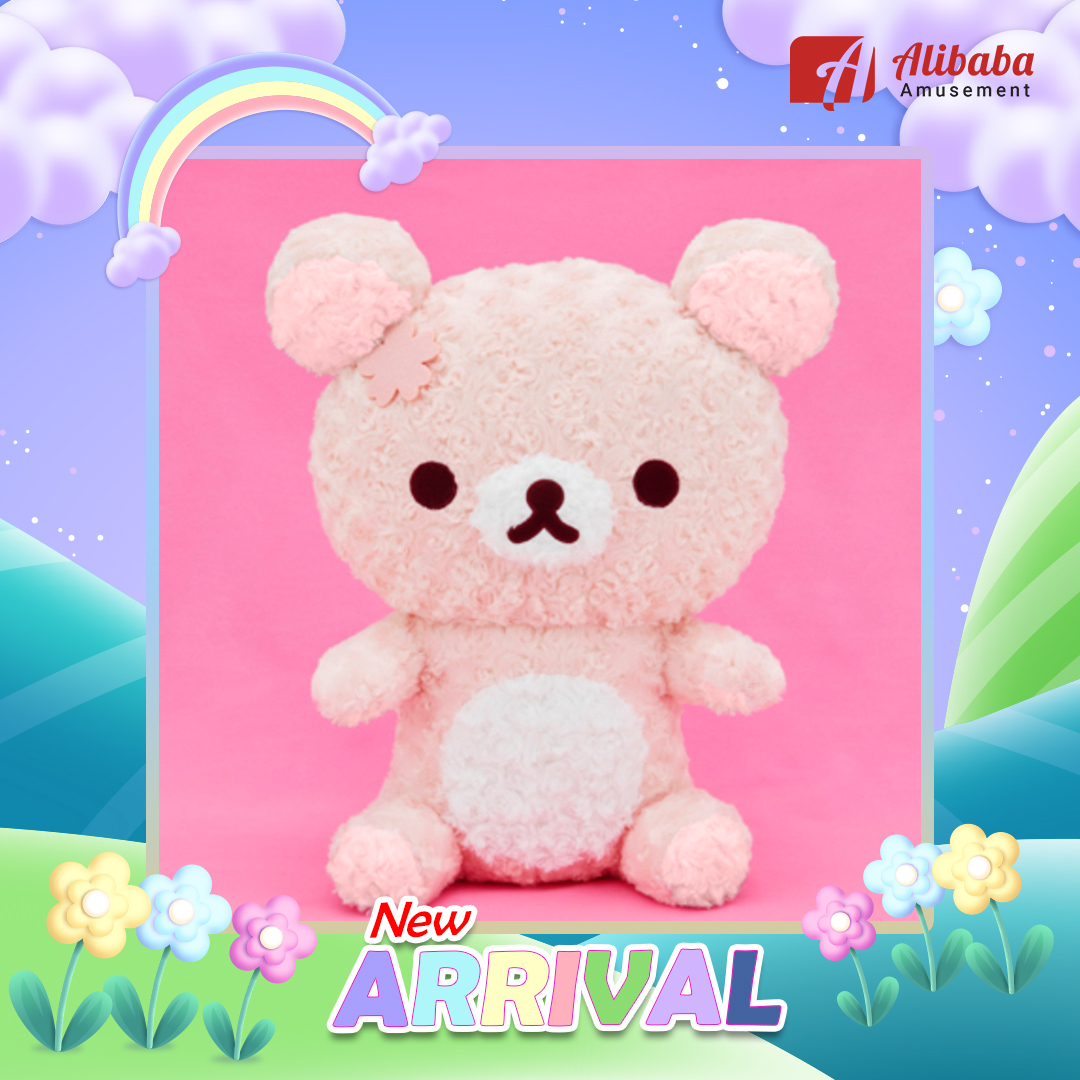 Rilakkuma Sakura Rose Bore Plush XL Premium