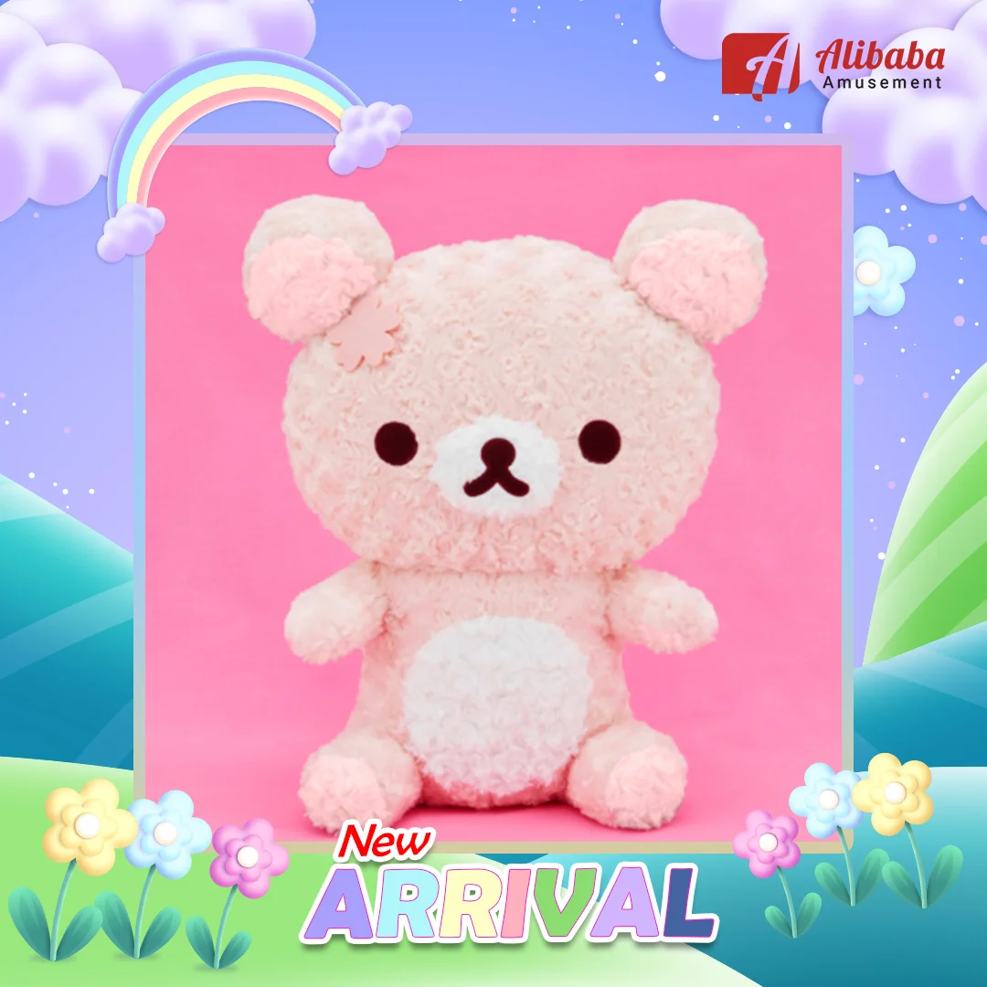 Rilakkuma Sakura Rose Bore Plush XL Premium