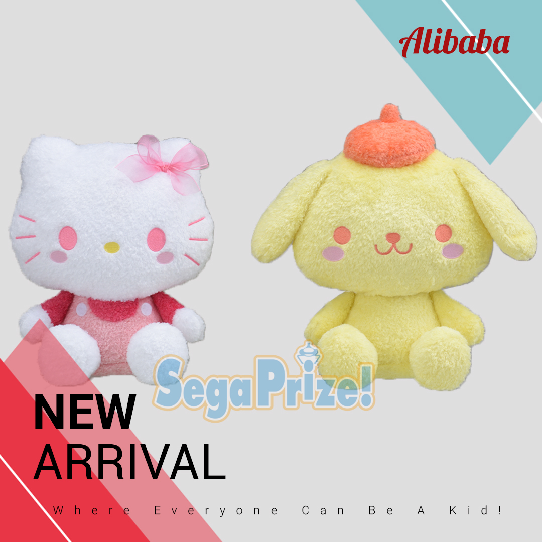 SANRIO CHARACTERS Cotton Candy “Hello Kitty” “Pom Pom Purin” SP Plush – Yurukawa Design