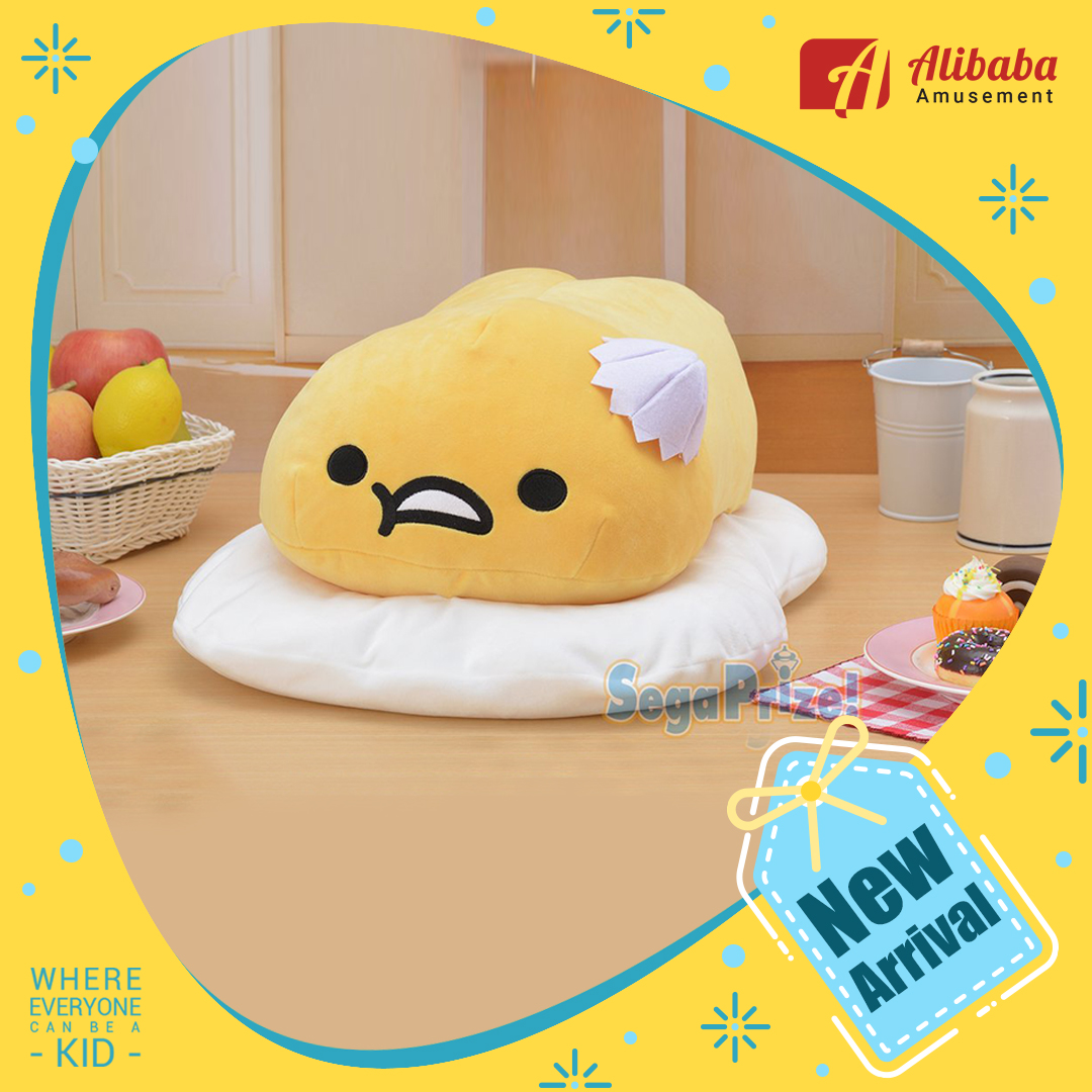 SANRIO CHARACTERS x Monimals “Gudetama” MEJ Egg Hat Plush