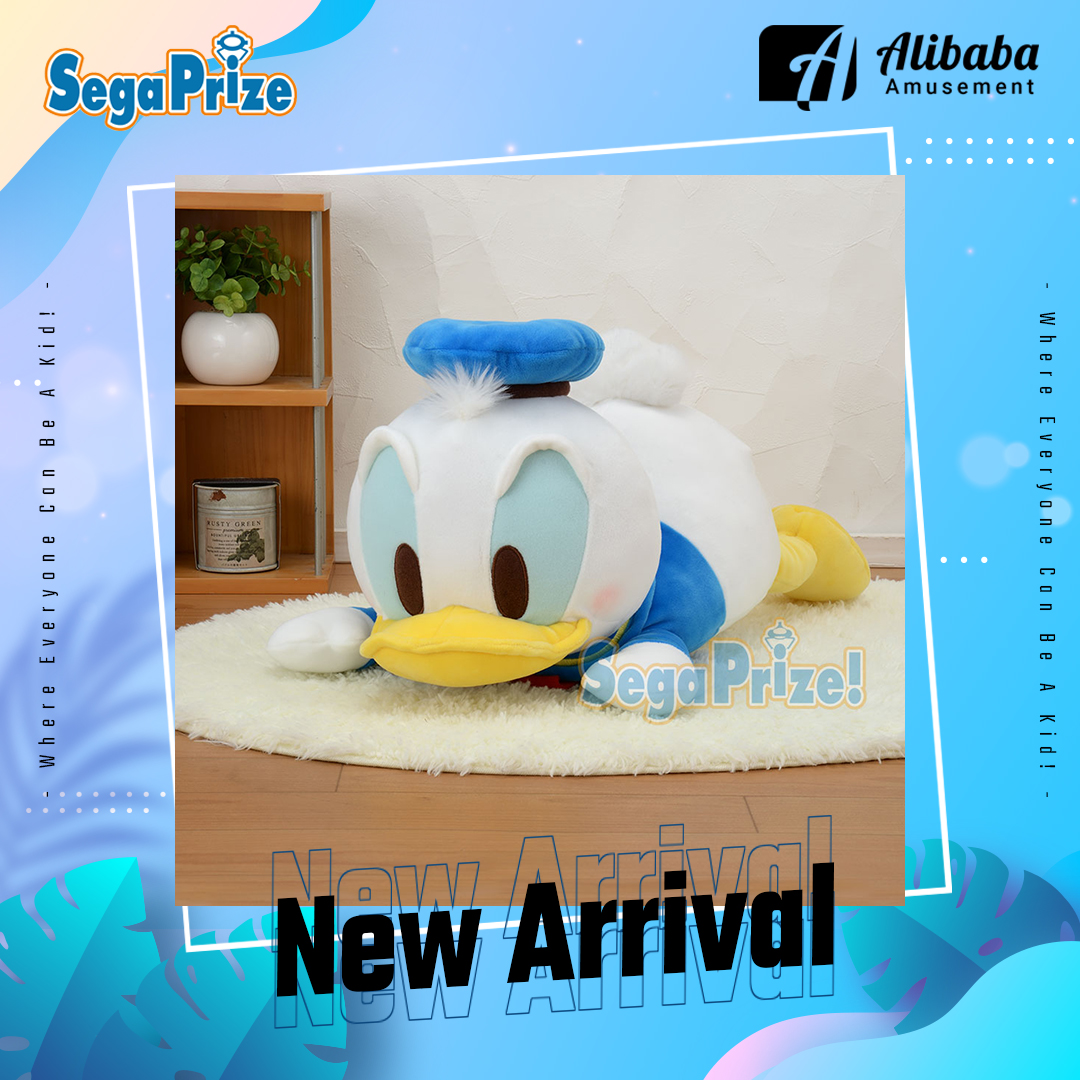 Red-Cheek “Donald Duck” MEJ Mochimochi Fabric Lay-down Plush