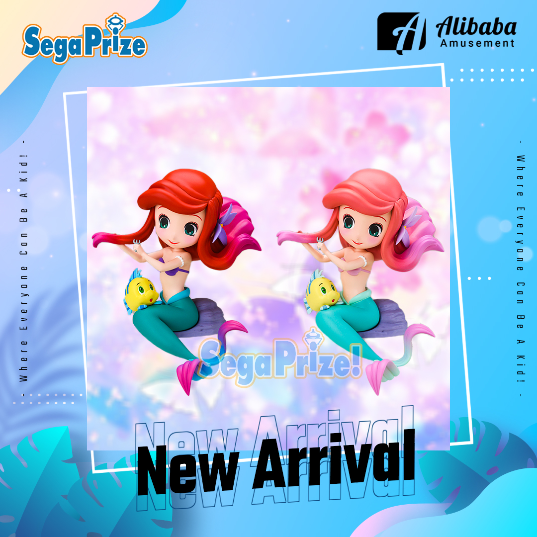 “Disney Characters” Sprinkles Sugar Figure -“Ariel”- -Pink Ver.-