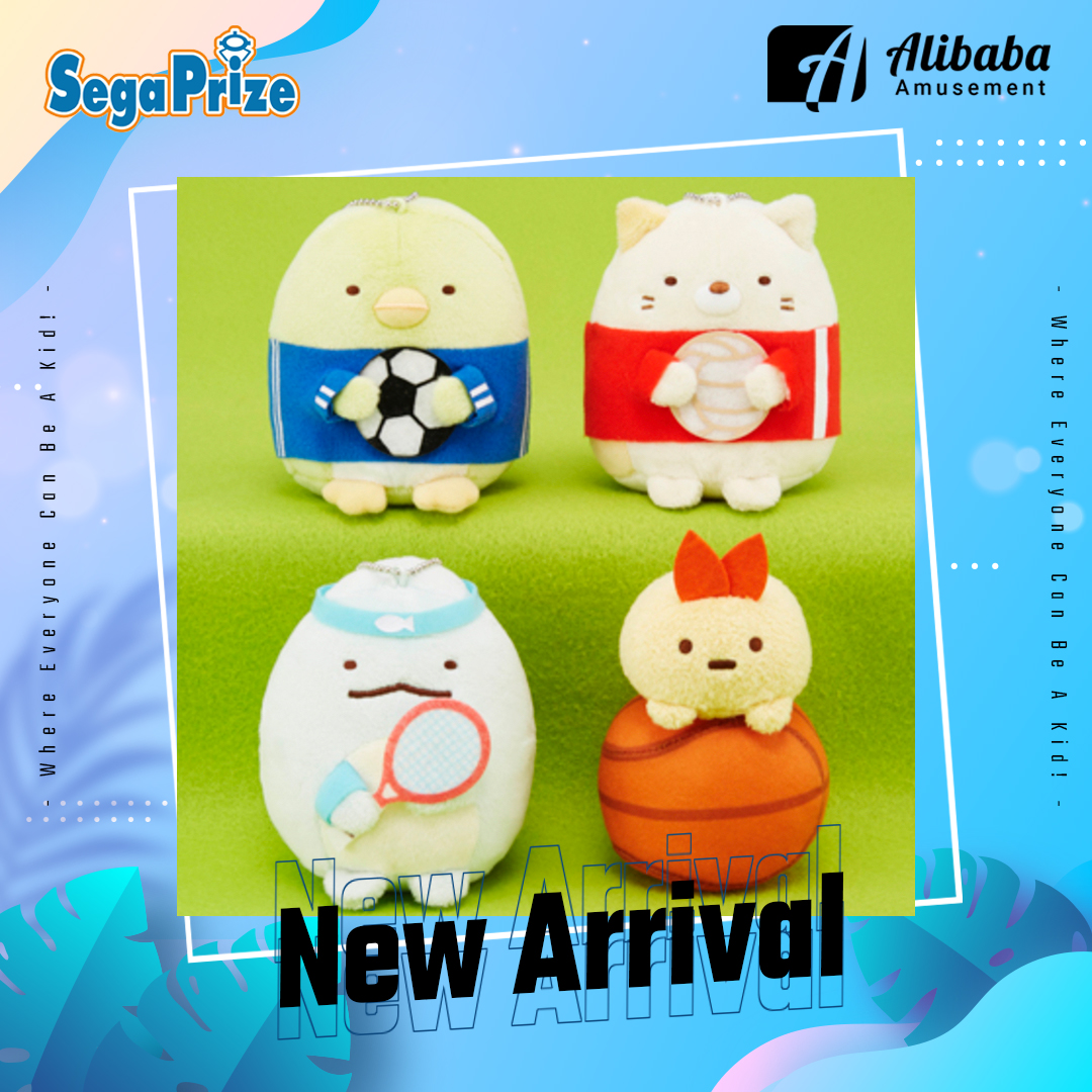 Sumikko Gurashi Club activity plush with ball chain