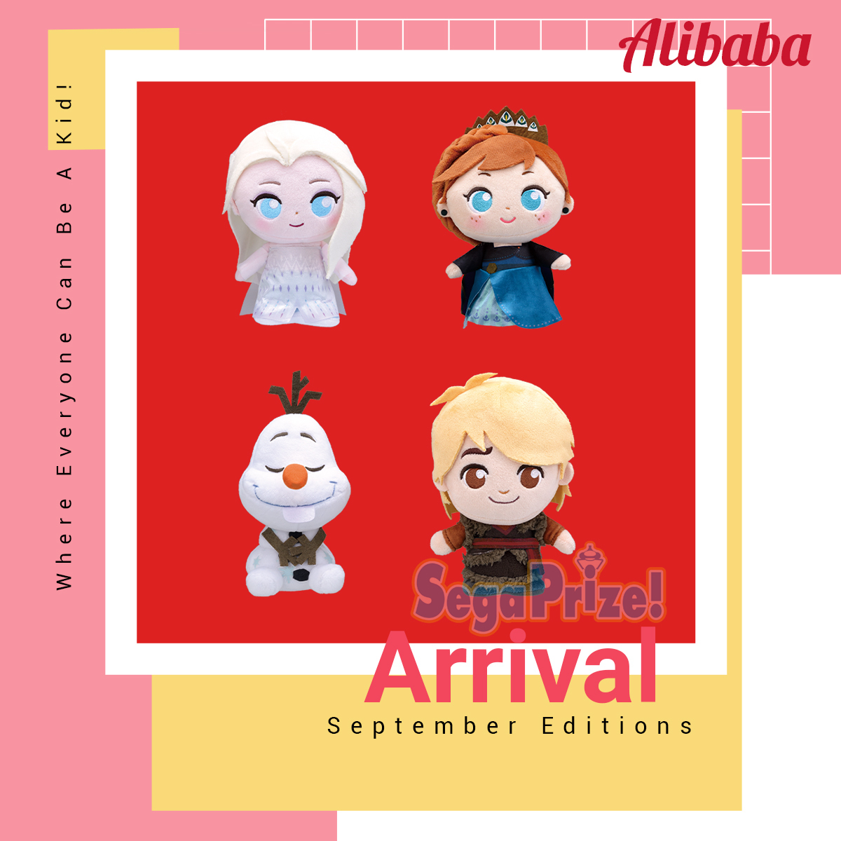 moipon “Frozen 2” EX Plush “Elsa/Anna/Olaf/Kristoff”