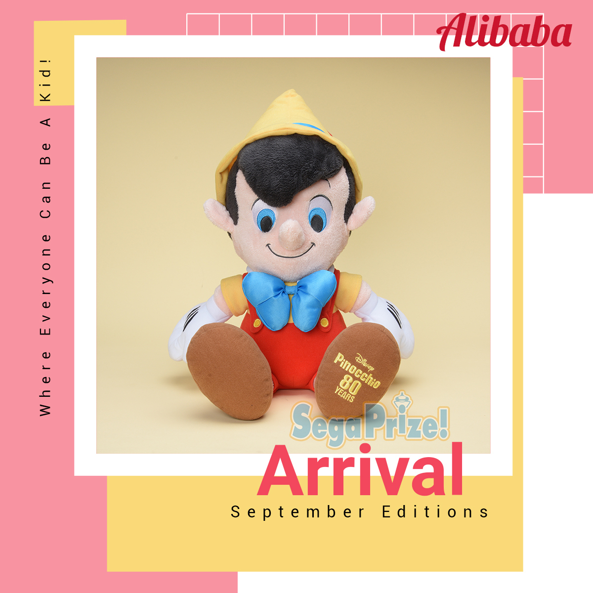 Little “Pinocchio” 80th Anniversary Plush