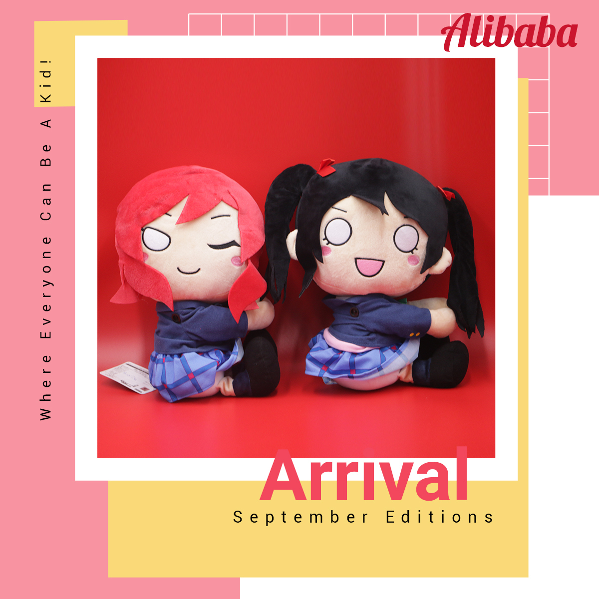 “Love Live! Sunshine!!” SP Attaching Plush “Maki Nishikino & Nico Yazawa”