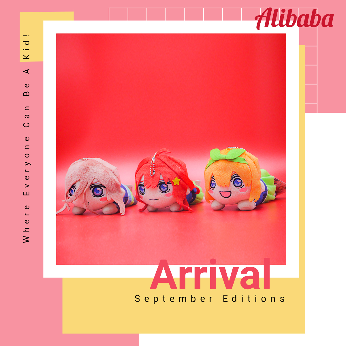 “The Quintessential Quintuplets” Lay-Down Plush Vol. 2