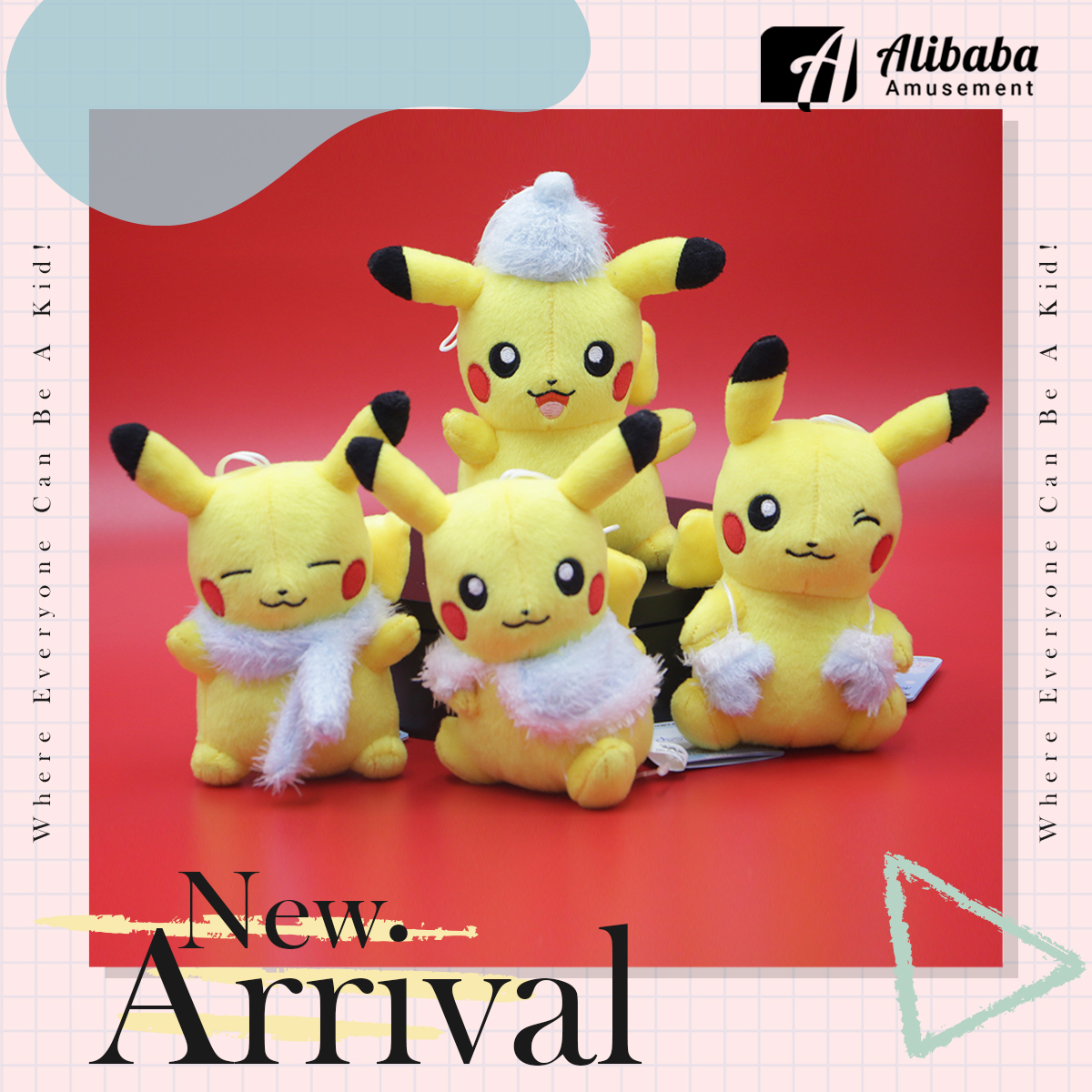 Pokemon Plush ~Winter Pikachu~