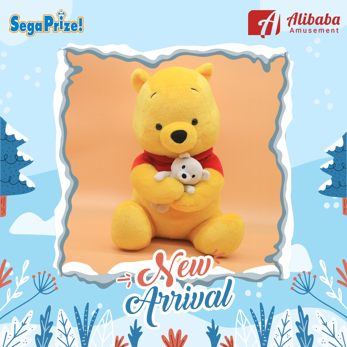 “Winnie The Pooh” MEJ Plush Holding Plush