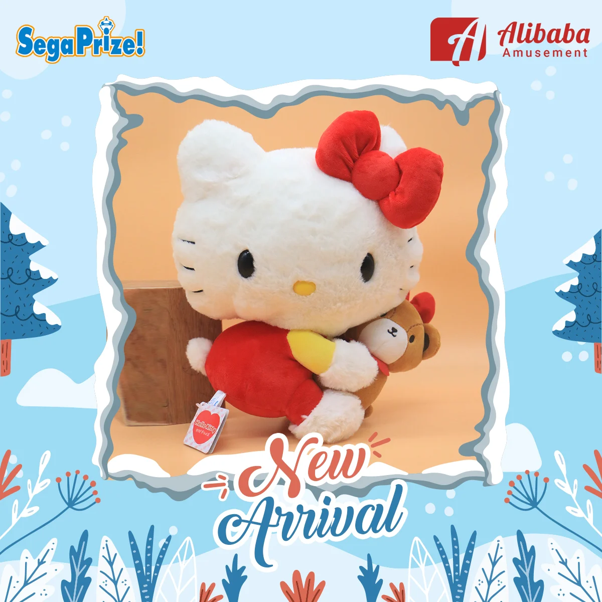 “Hello Kitty” SP Together with “Tiny Chum” Plush Red Ver.