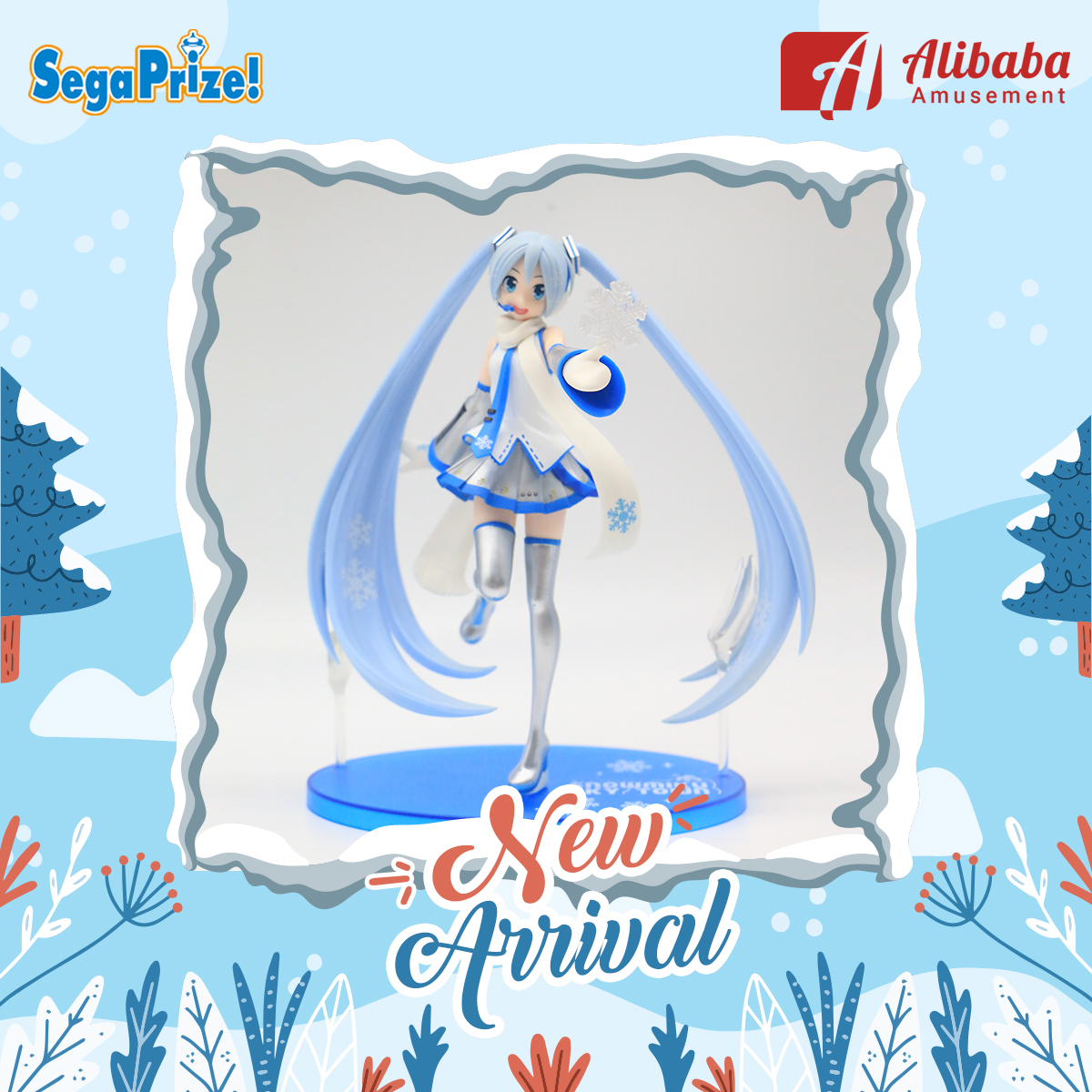 “Hatsune Miku Series” SPM Figure “Snow Miku” -Snow Miku Skytown Ver.