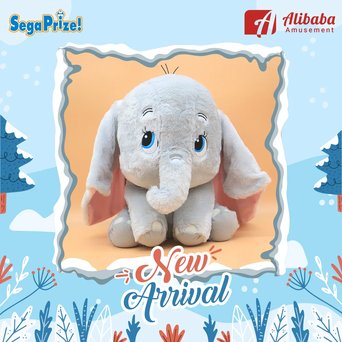 “Dumbo” GJ Baby Plush