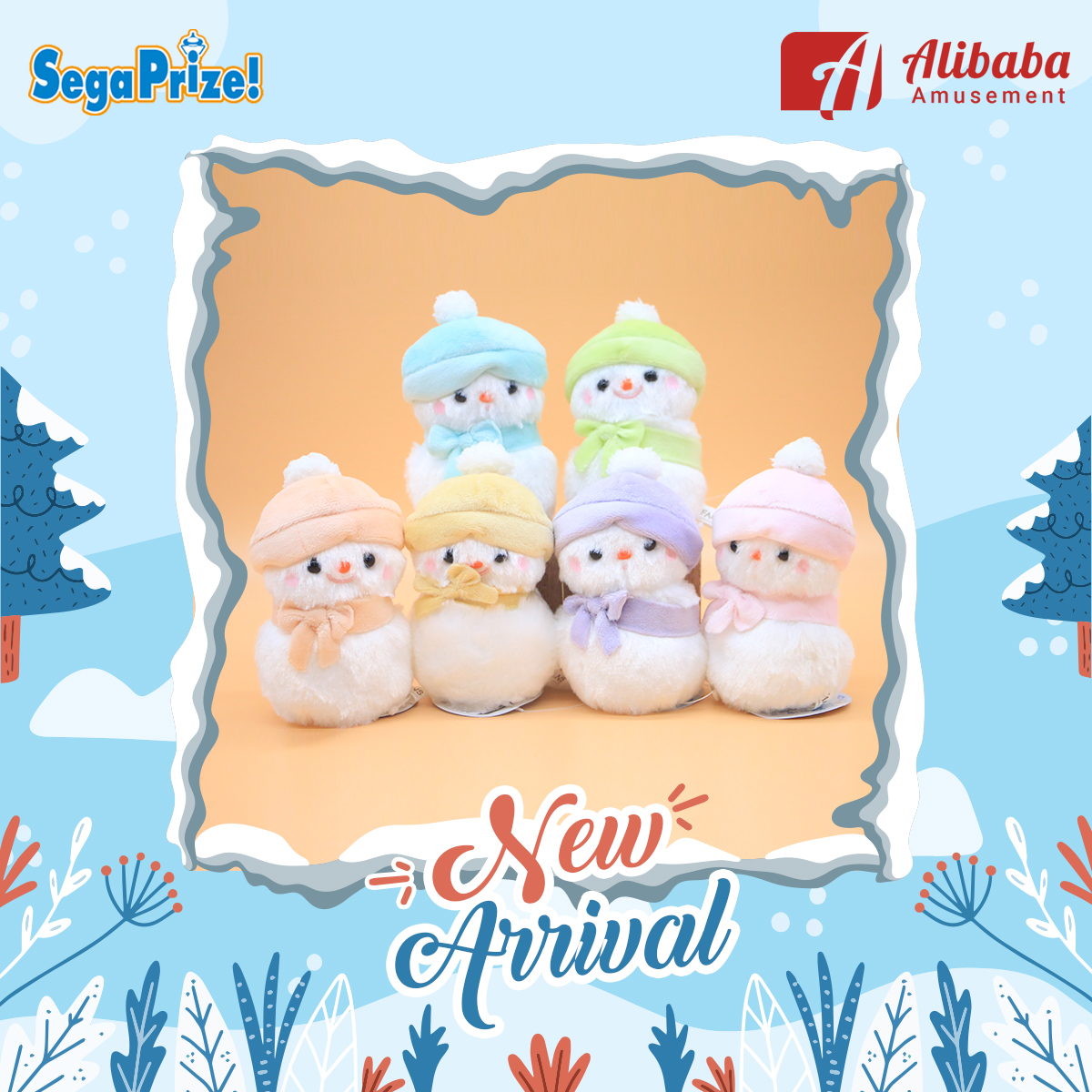 FANS Baby Snowman Mini Plush