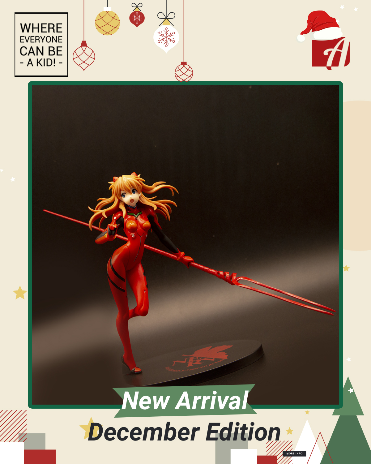 “Evangelion: New Theatrical Edition” PM Figure -Asuka x Spear of Longinus-