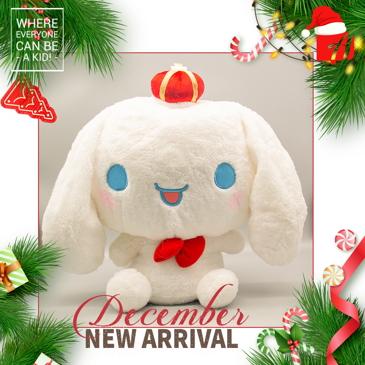 “Yurukwa Sanrio Characters” “Cinnamoroll” GJ Crown Plush