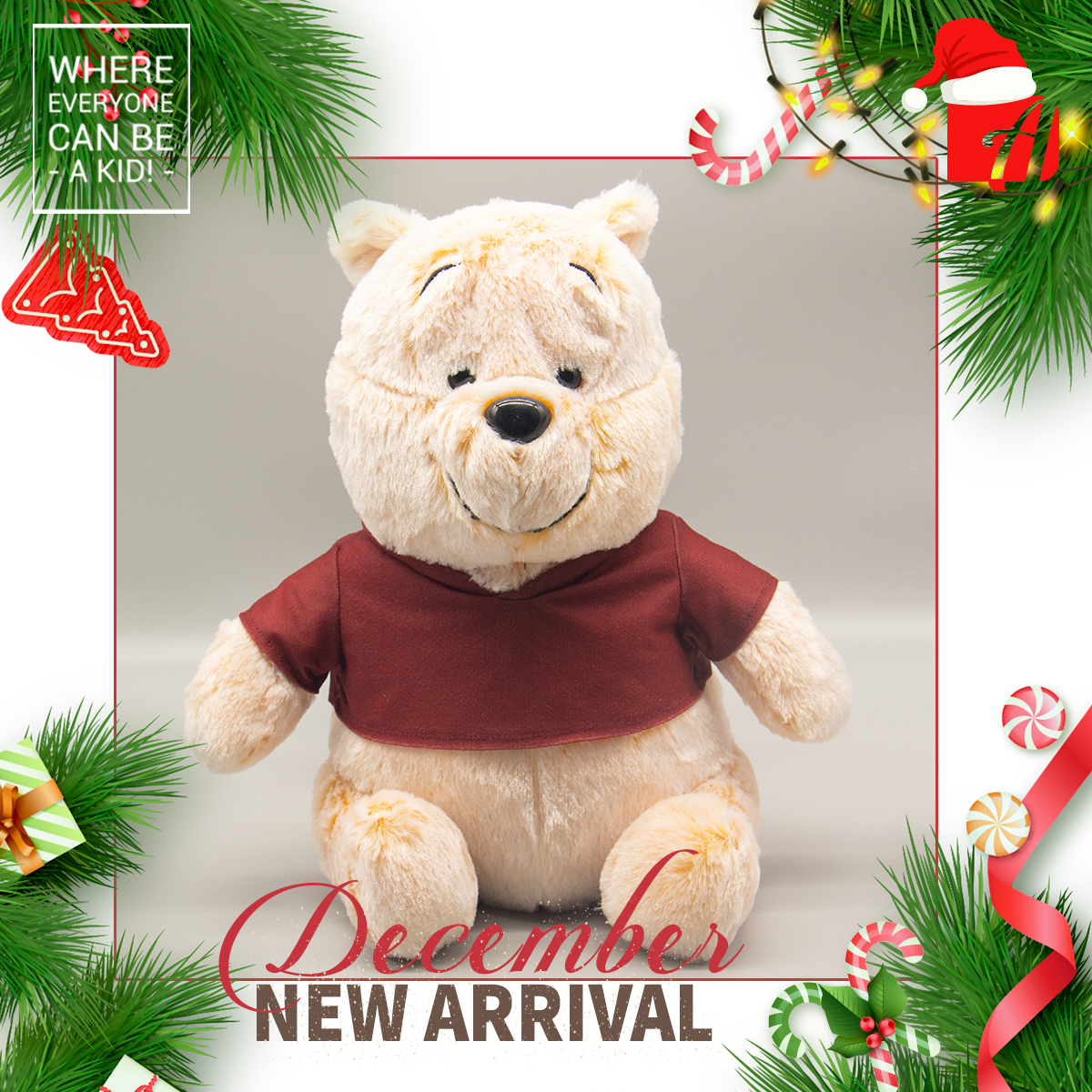 “Winnie The Pooh” MEJ Antique Style Plush