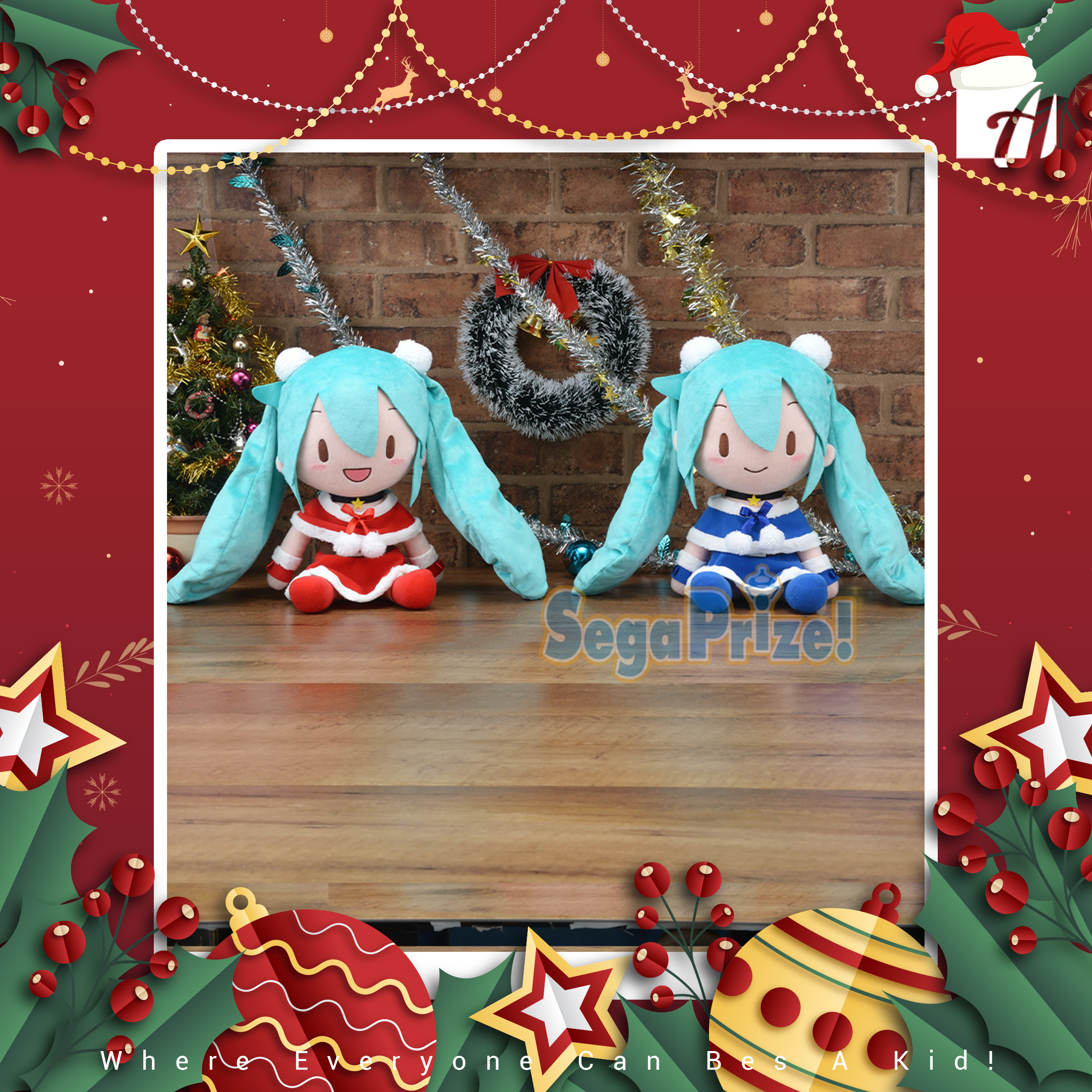 Hatsune Miku Series SP Fuwafuwa Plush “Hatsune Miku” Christmas 2020