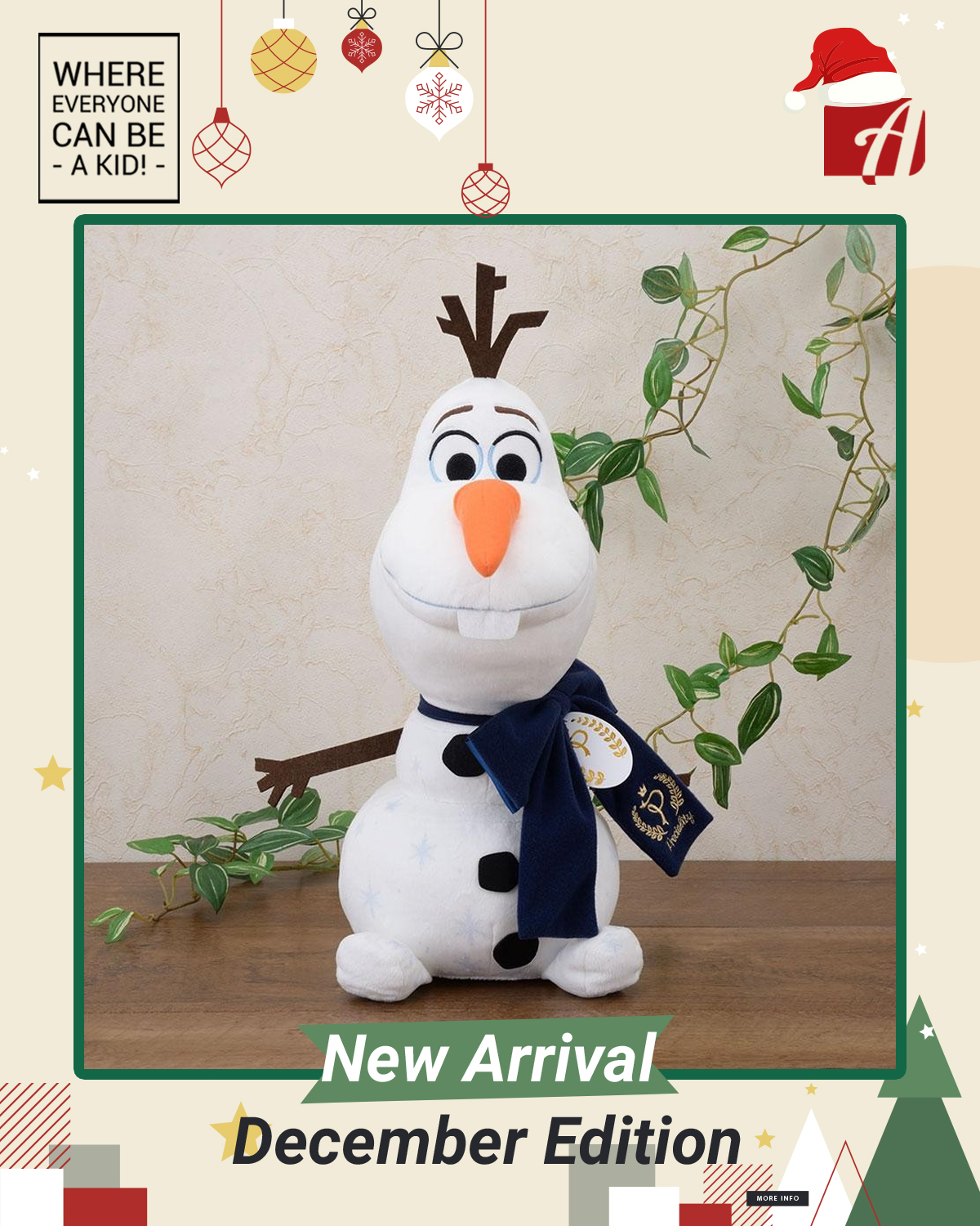 Preciality “Frozen 2” “Olaf” SP Plush