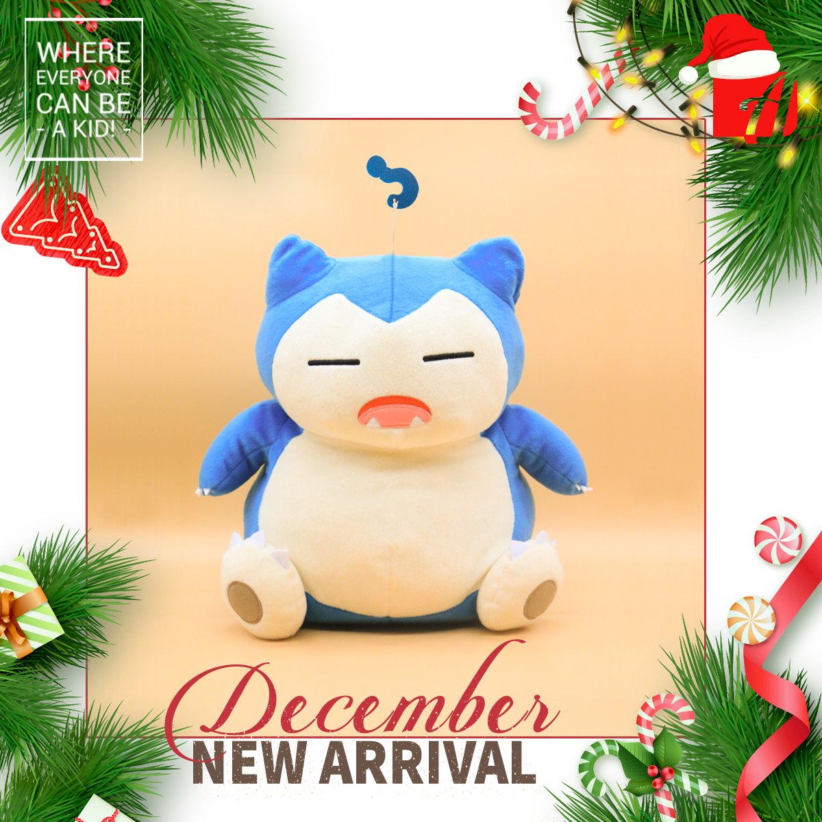 Pokemon Super Big Round Plush [Amnesia] – Snorlax