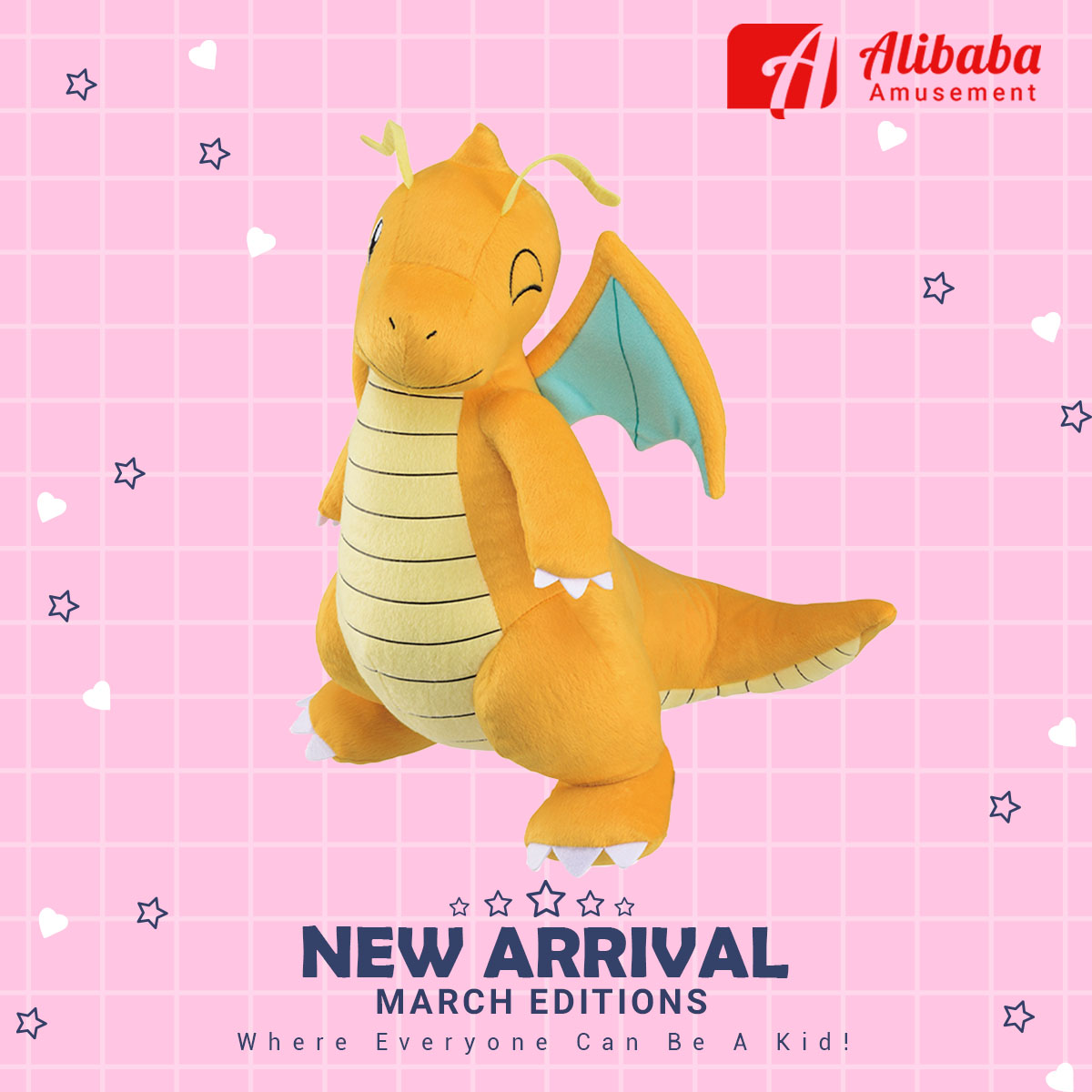 Pokemon Super Big Plush – Dragonite –