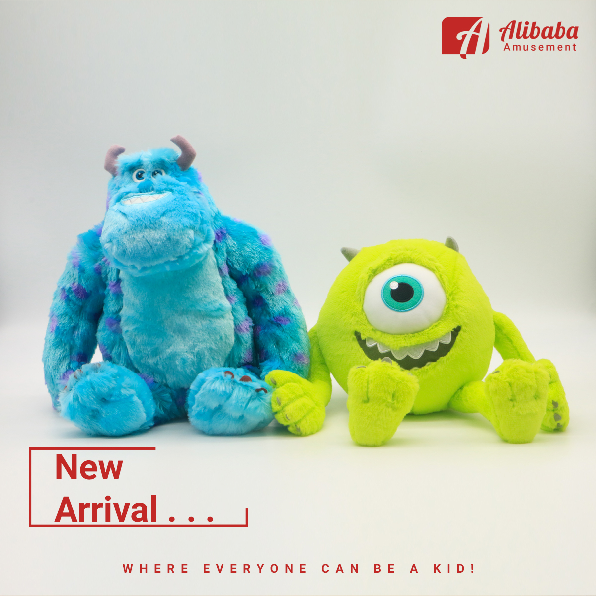 “Monsters Inc.” SP Sit-Down Plush