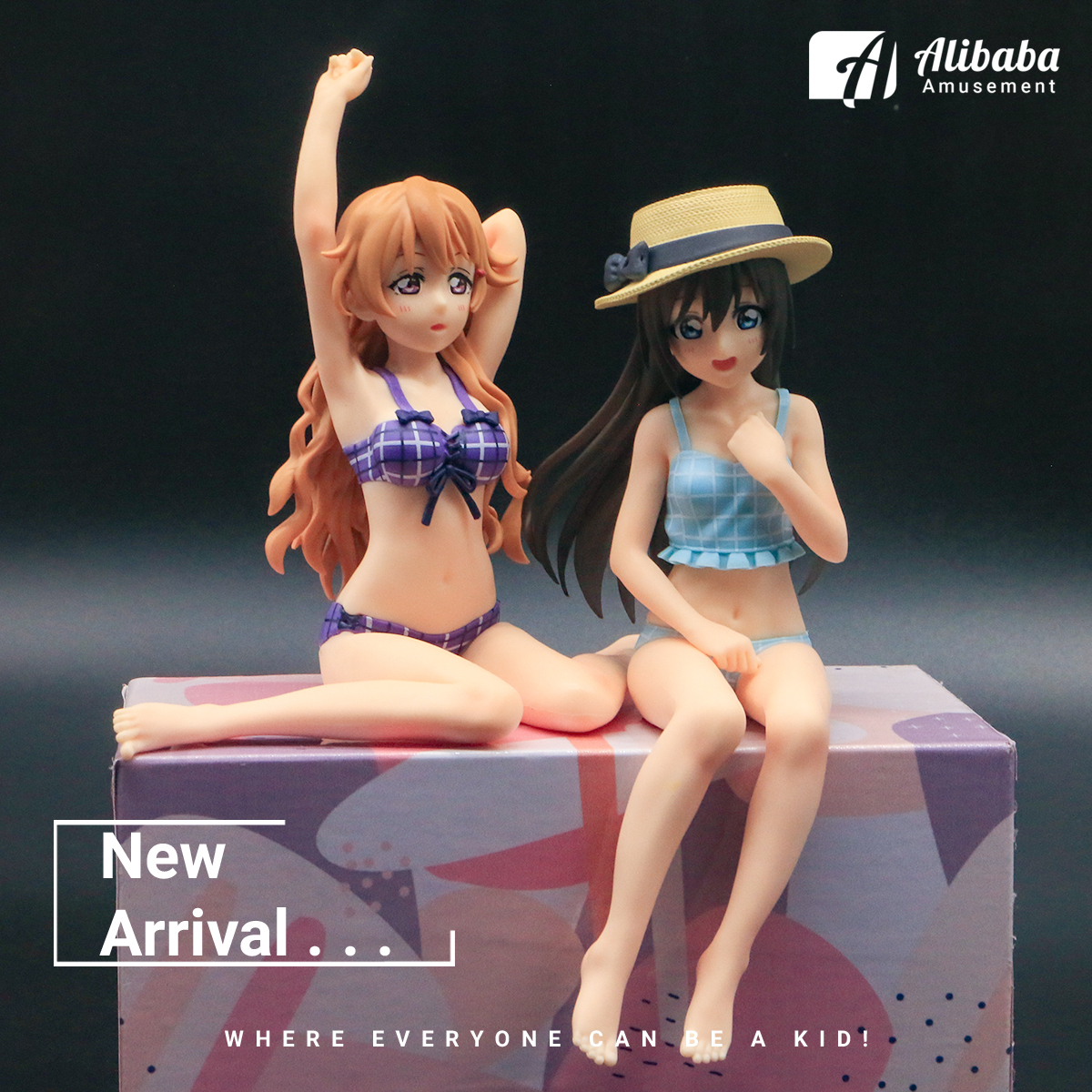 “Nijigasaki High School Idol Club” PM Perching Figure “Shizuku Osaka & Kanata Konoe”