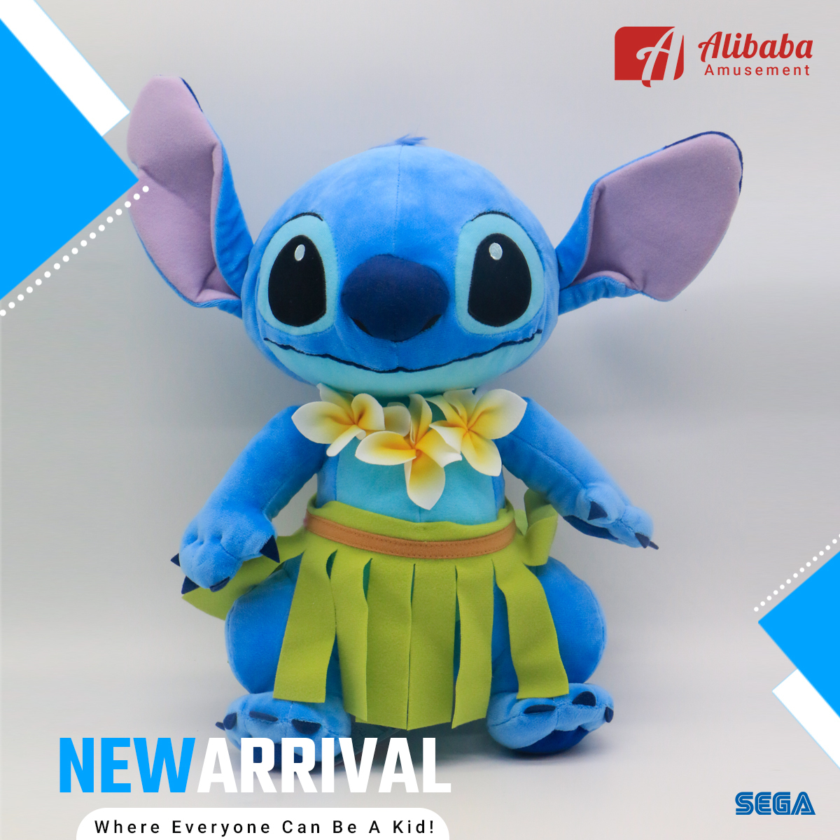 “Stitch” MEJ Aloha Style Plush