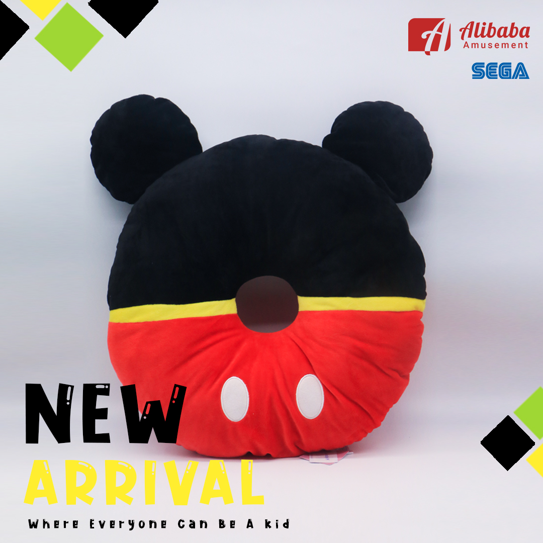 “Mickey Mouse” PM Donut Cushion