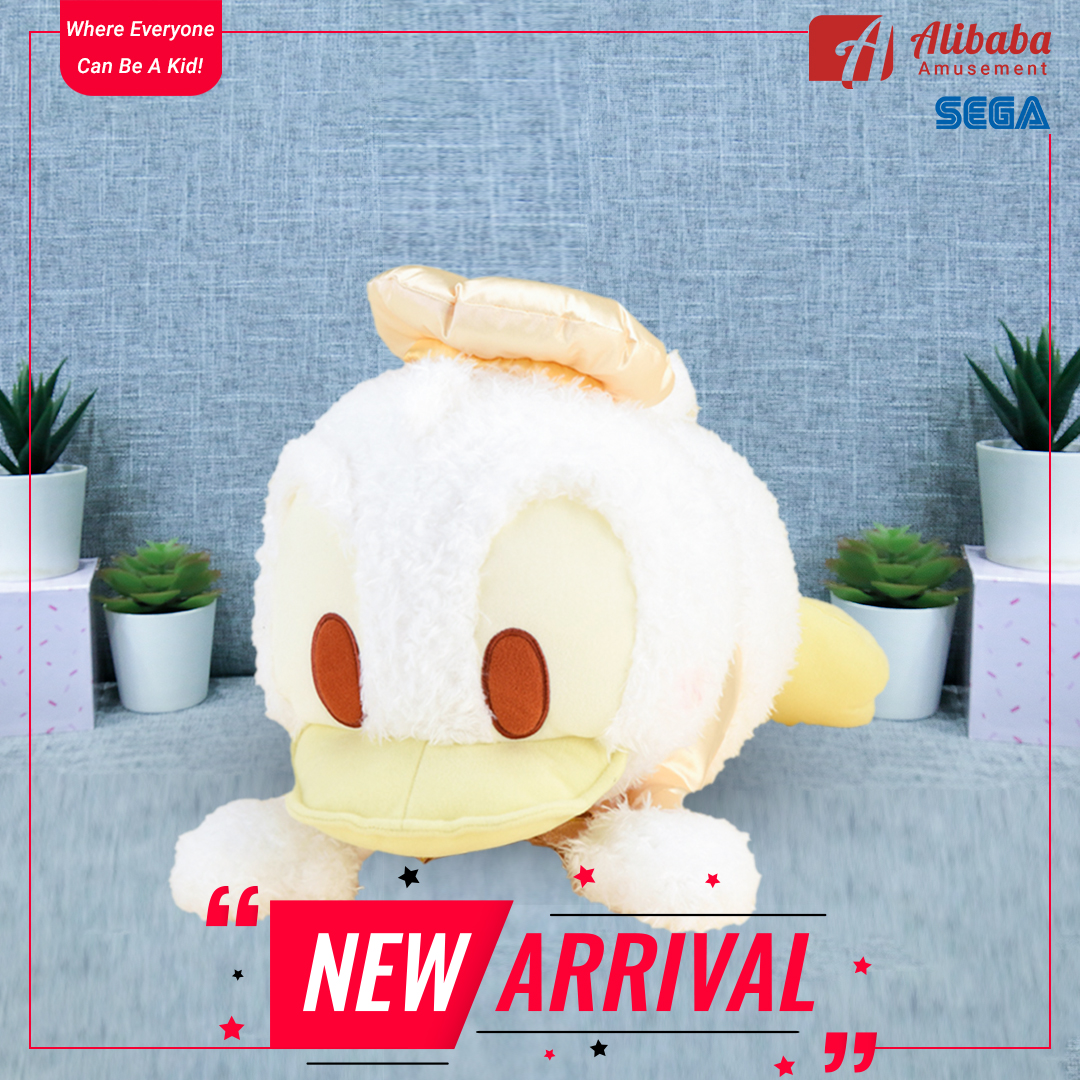 Red-Cheek NESOBERI (Lay-Down) “Donald Duck” GJ White Gold Plush