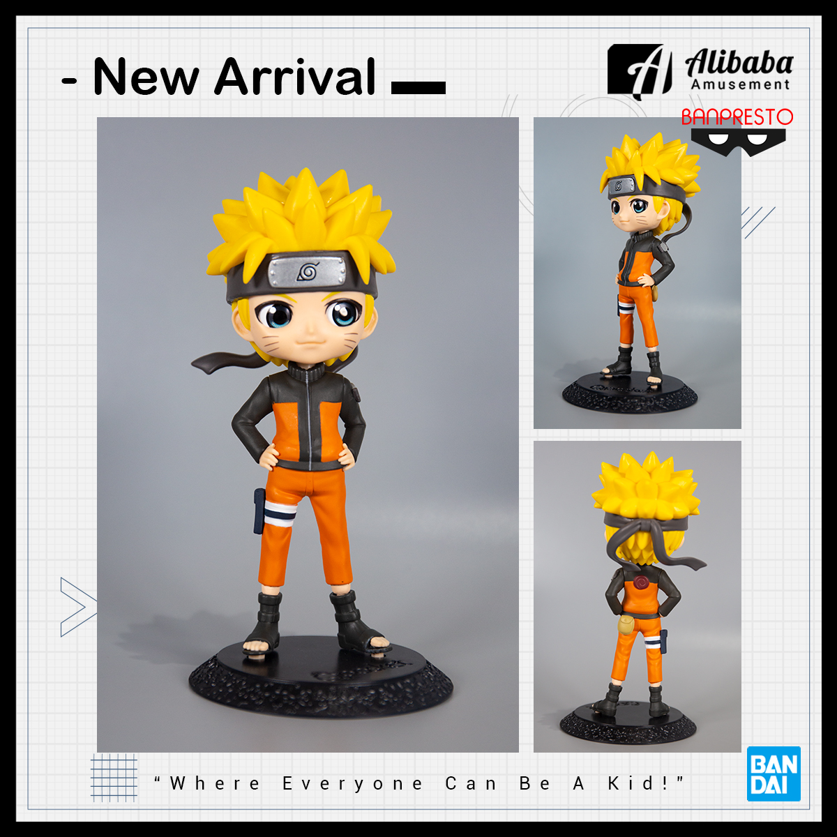 NARUTO SHIPPUDEN Q posket -UZUMAKI NARUTO- (ver. A)