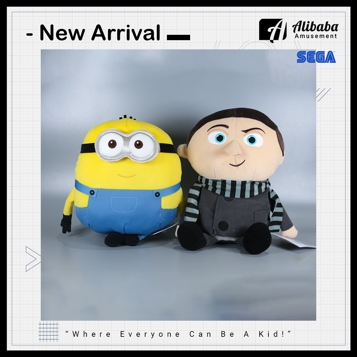 “Minions” SP Plush “Otto & Gru”