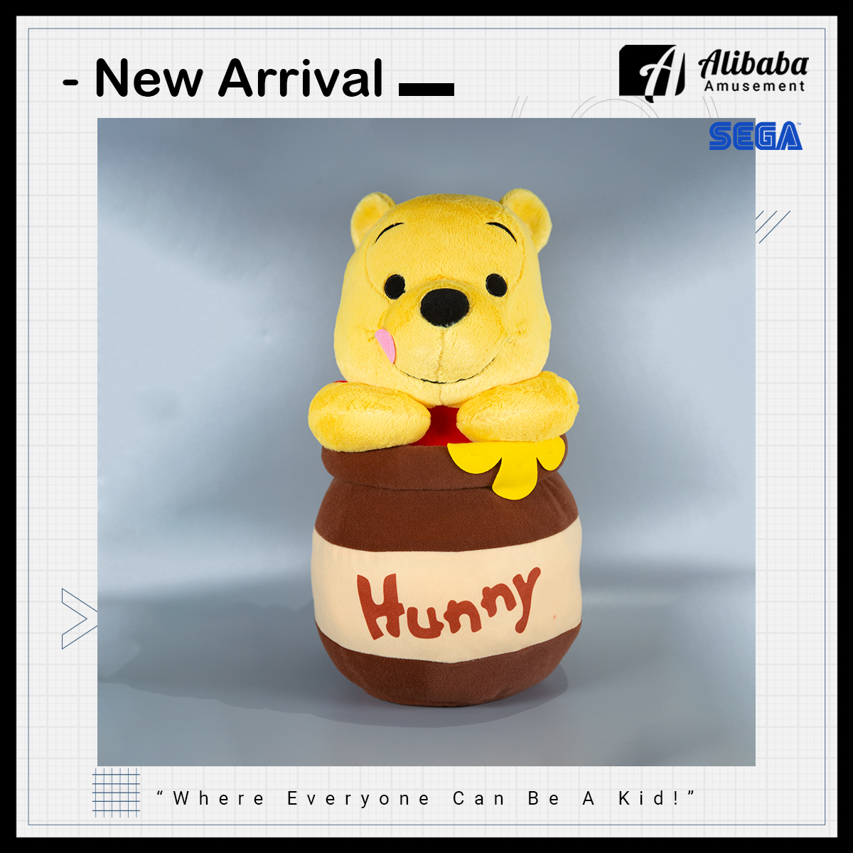 “Winnie The Pooh” GJ Honey Day Plush