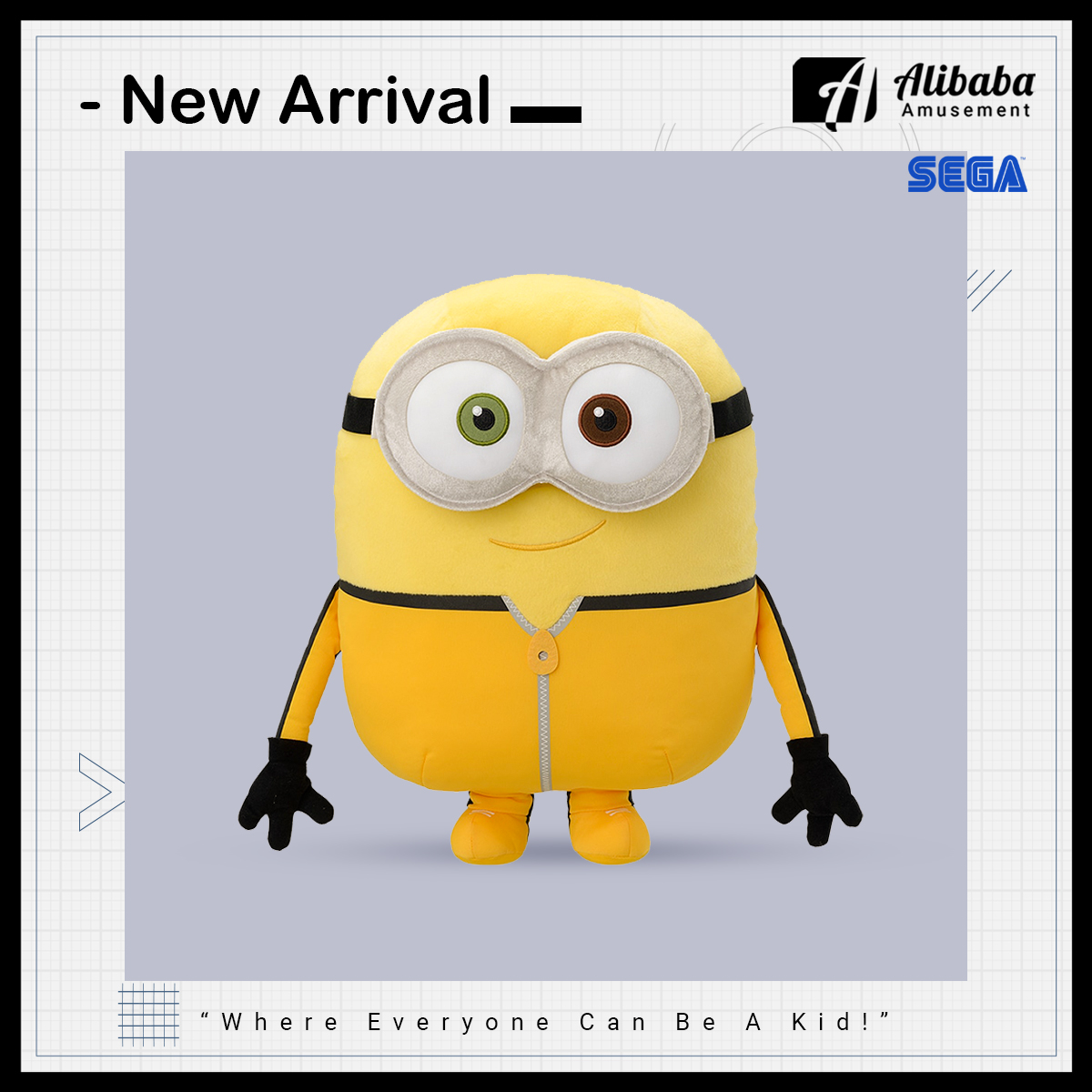 “Minions” GJ Kung Fu Plush “Bob”