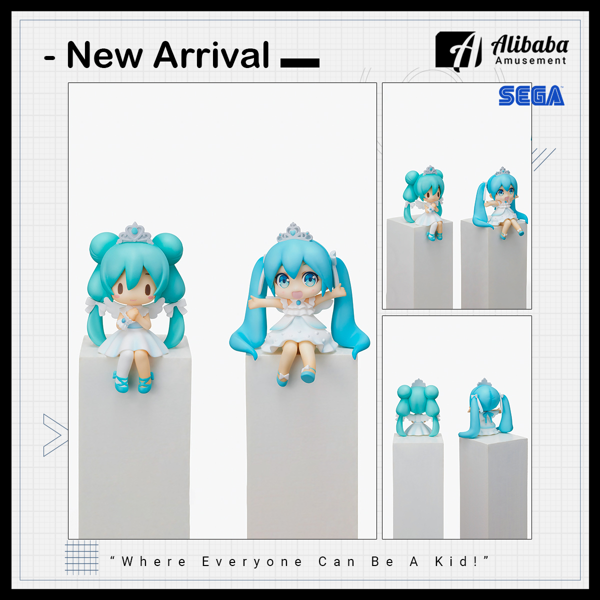 “Hatsune Miku Series” MP Perching Mini Figure “Hatsune Miku 15th Anniversary Ver.”