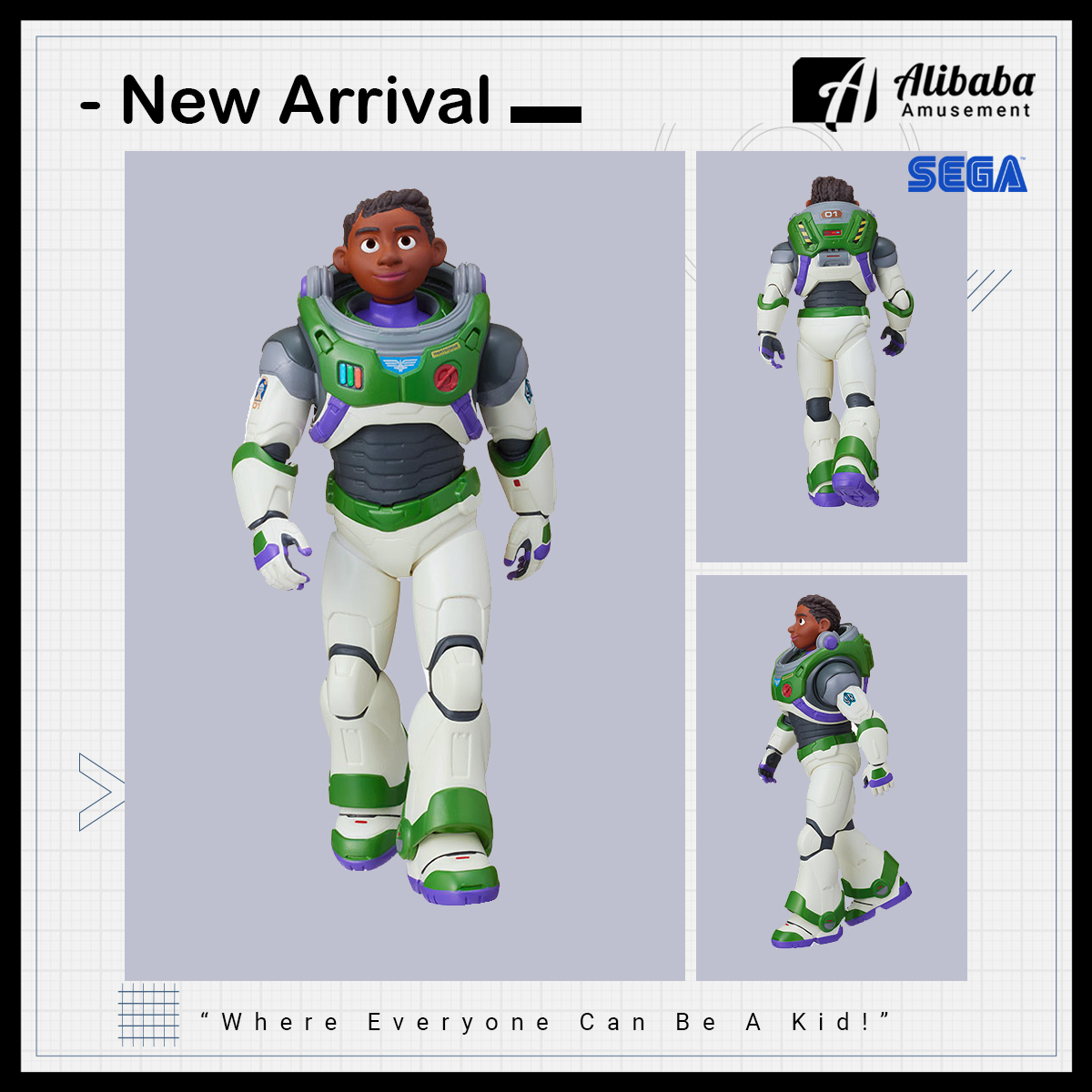 “LIGHTYEAR” PM Figure “Alicia Hawthorne Space Ranger Alpha Suit”