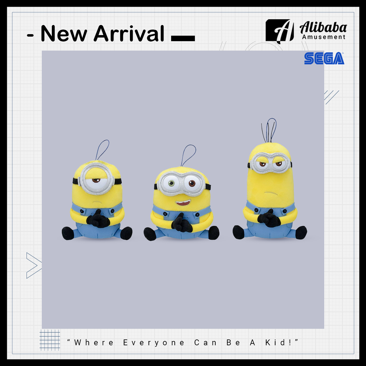 “Minions: The Rise of Gru” MP Kung Fu Pose Plush