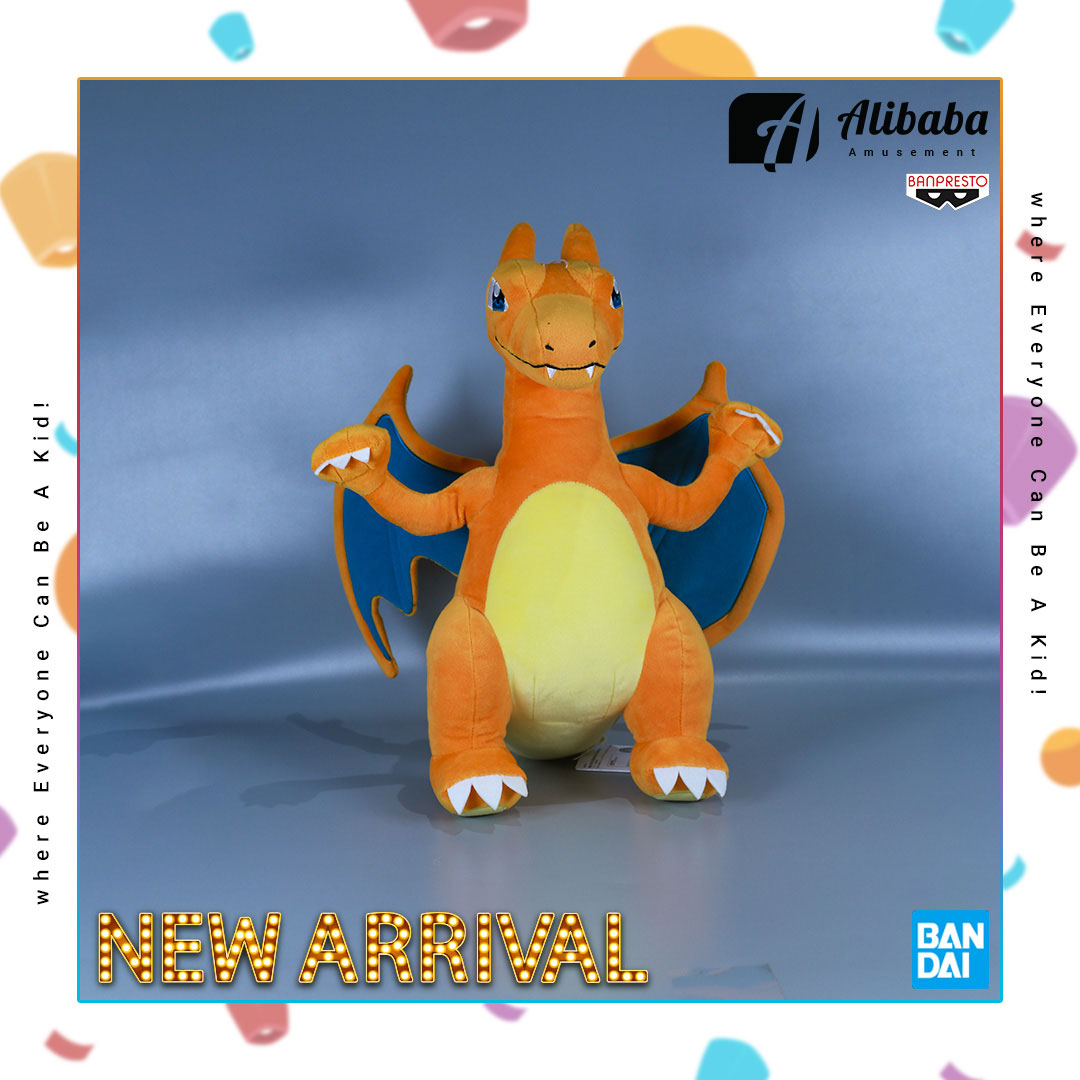 POKEMON Hello Partner SUPER BIG PLUSH - CHARIZARD -