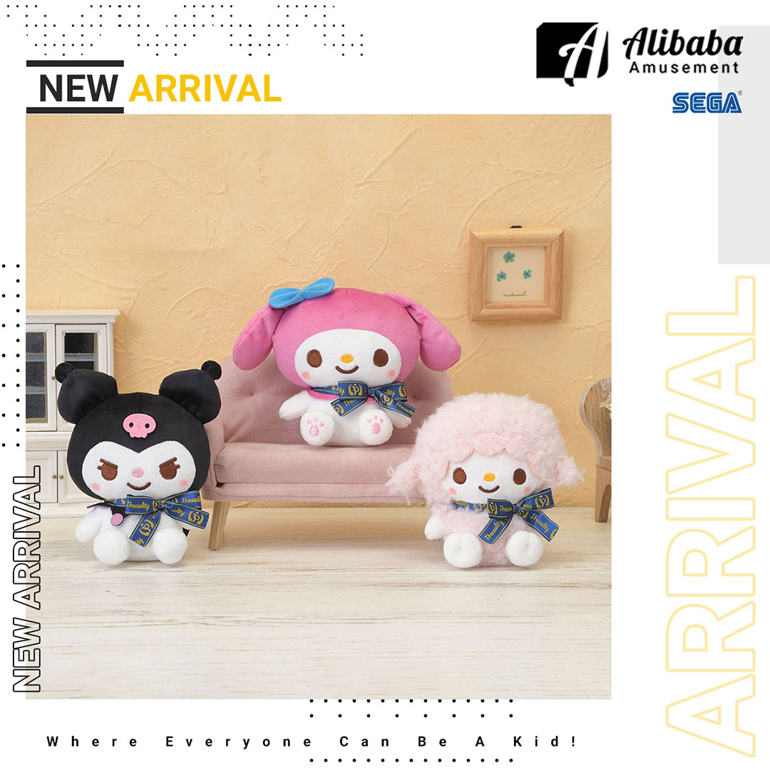 Preciality “Yurukawa Sanrio Characters” MP Plush “My Melody & Kuromi & My Sweet Piano”