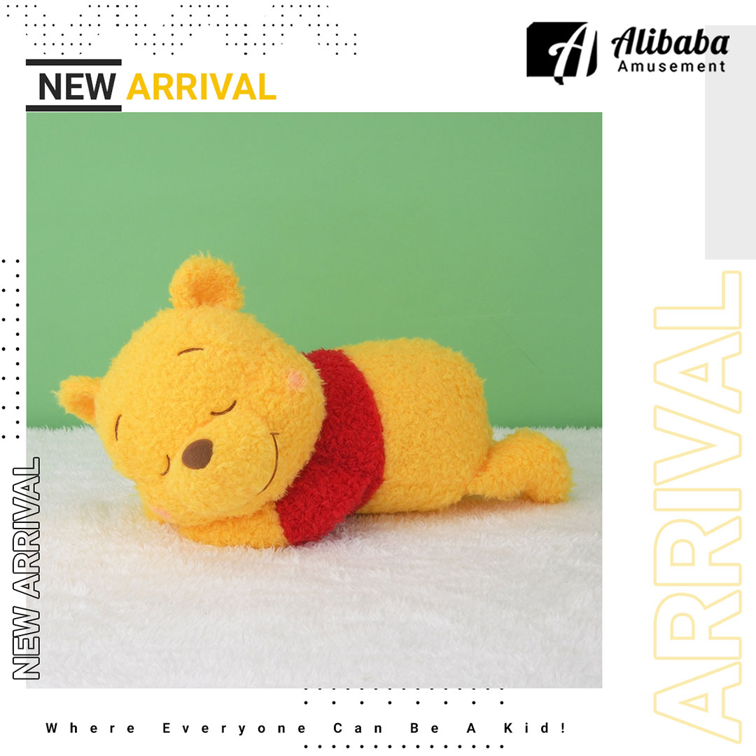 Red-Cheek “Winnie The Pooh” MEJ Fuwaron Good Night Plush