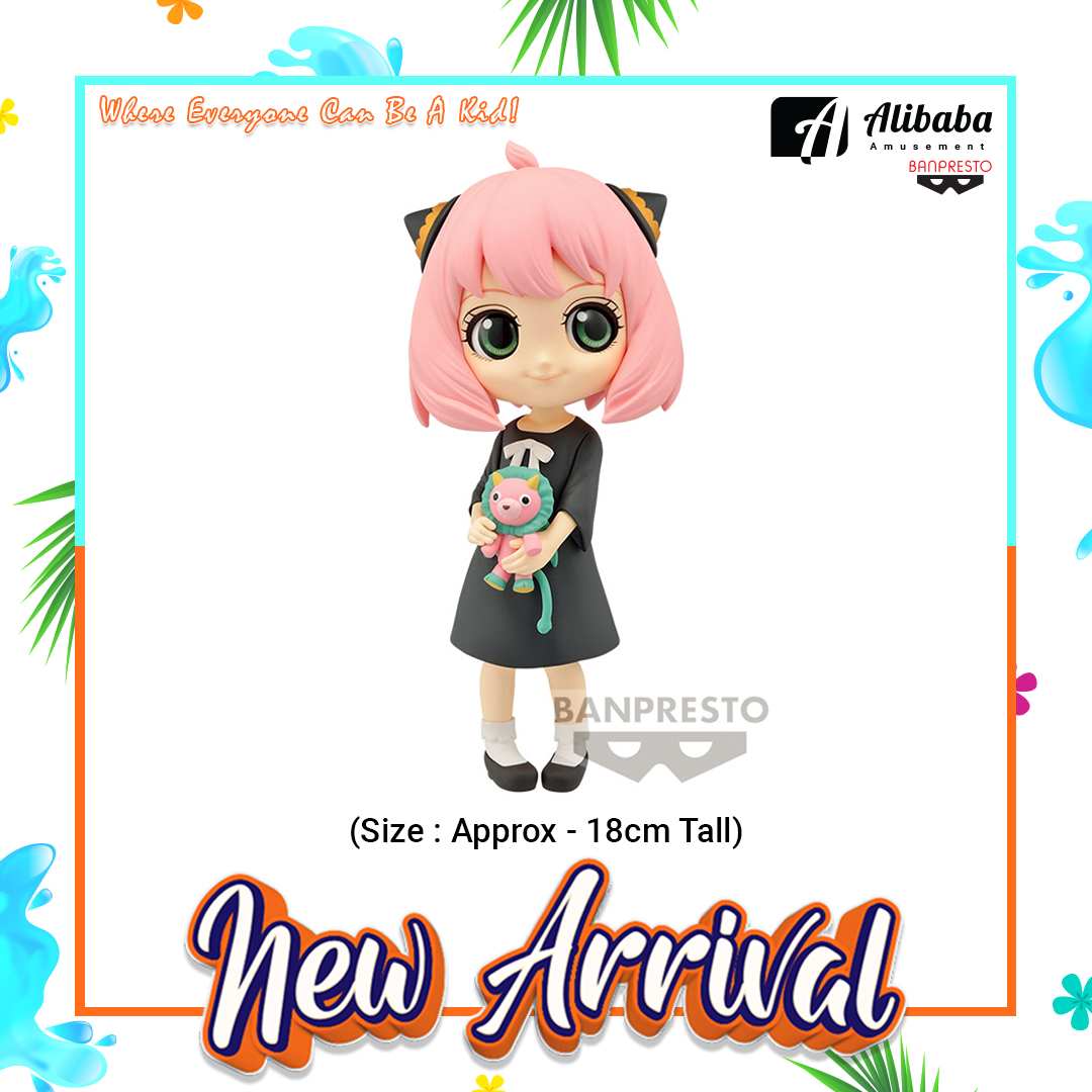 Banpresto Figura Q Posket Anya Forger Spy X Family – Going Out Ver., 13 Cm, Multicolore