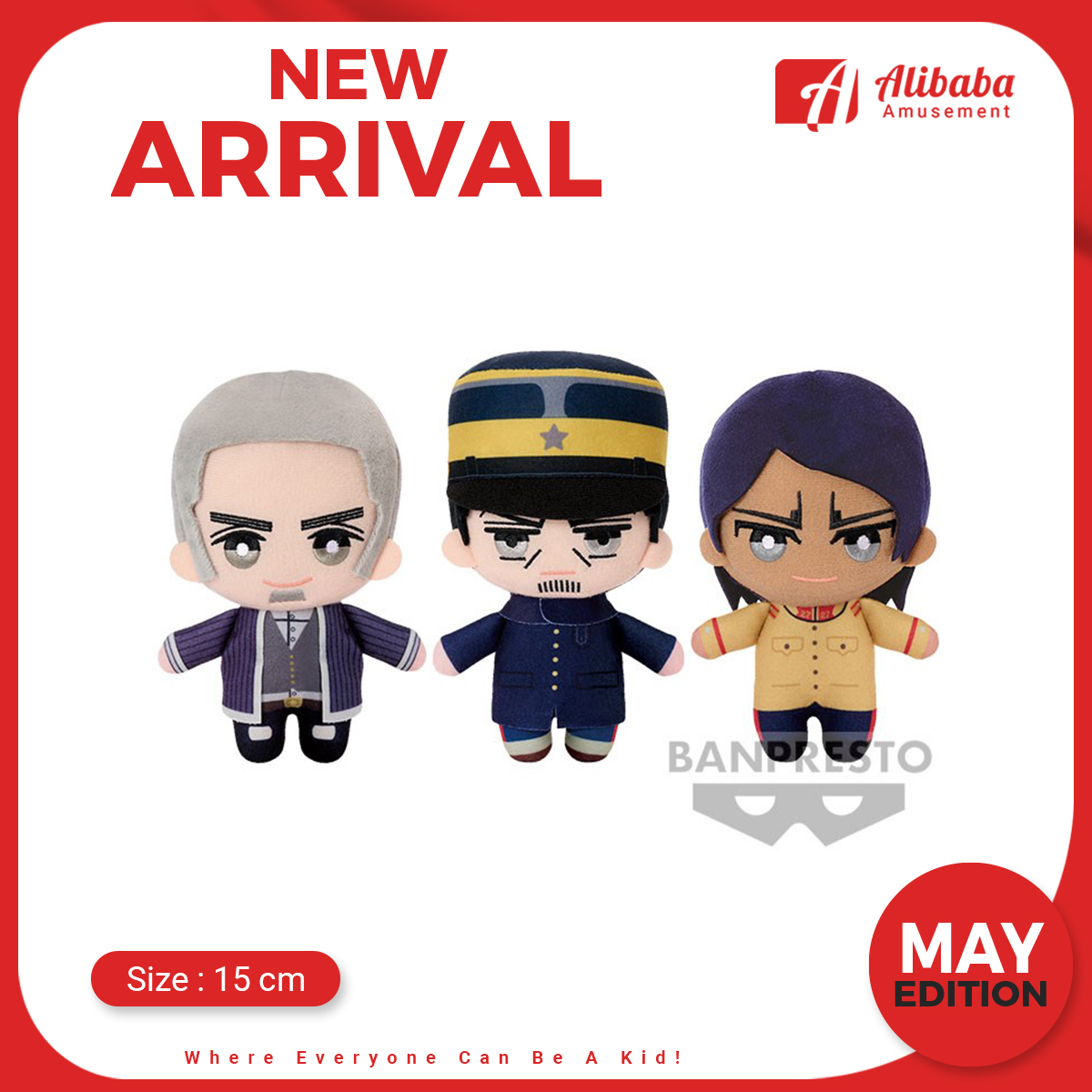 GOLDEN KAMUY TOMONUI PLUSH vol.2