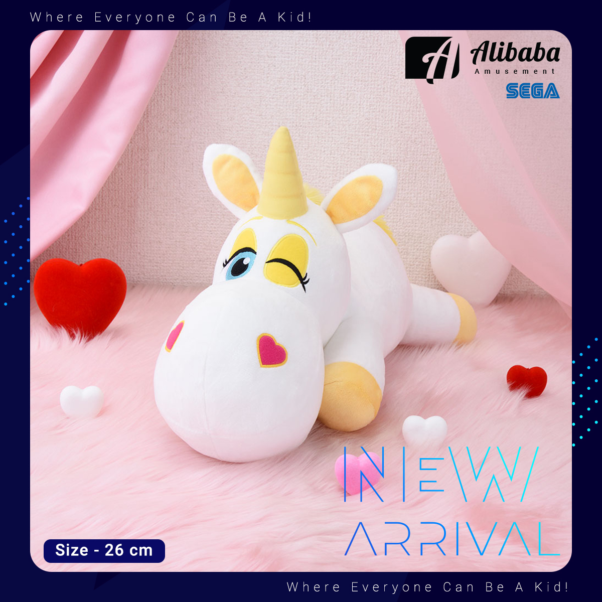 NESOBERI (Lay-Down) “Buttercup” MEJ Winking Plush