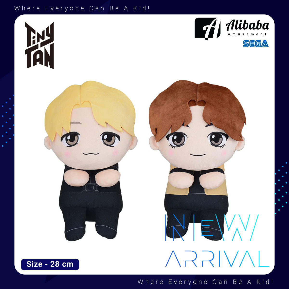 & you “TinyTAN” SP Plush ~Butter~ “Jimin & V”