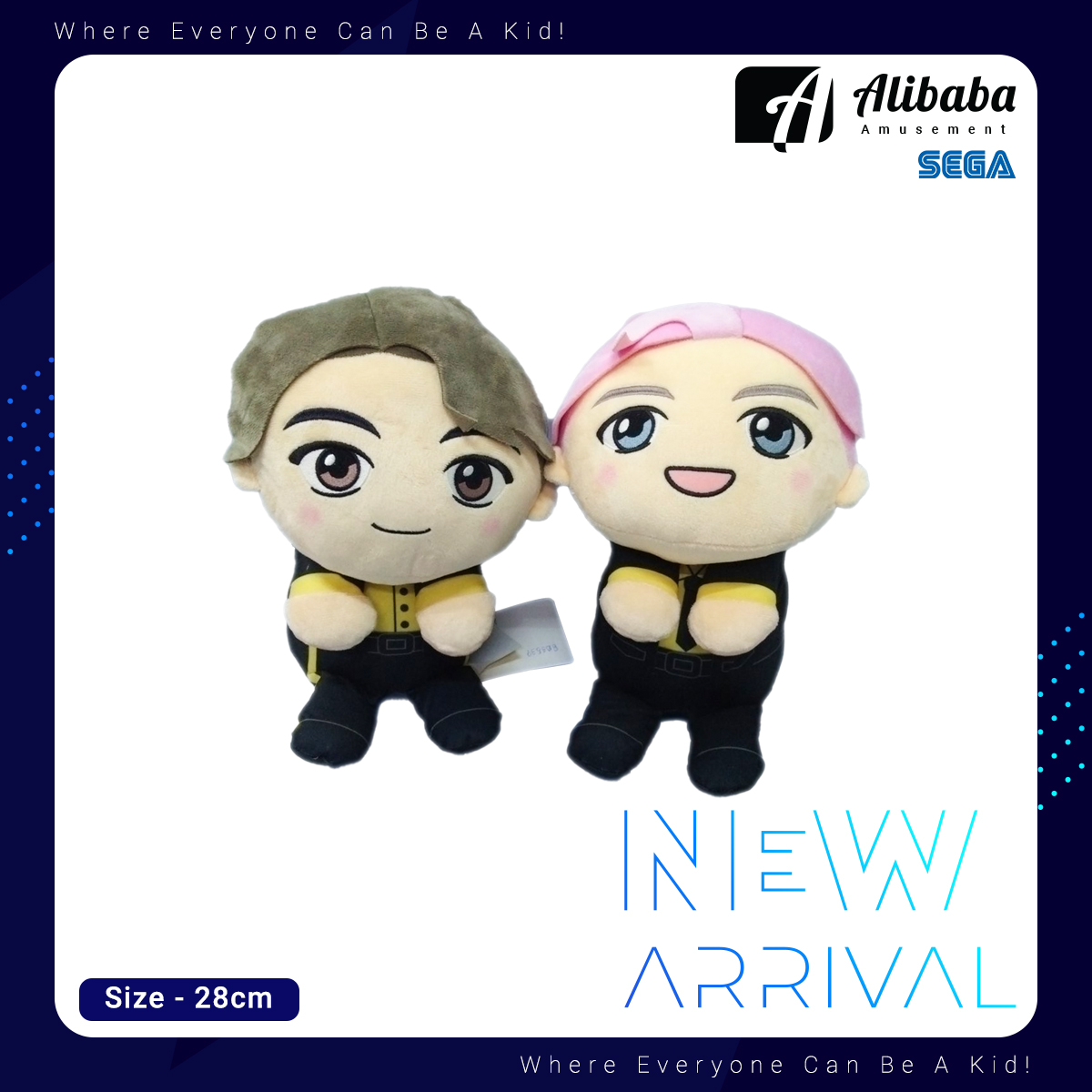 & you “TinyTAN” SP Plush ~Butter~ “RM & Jin”