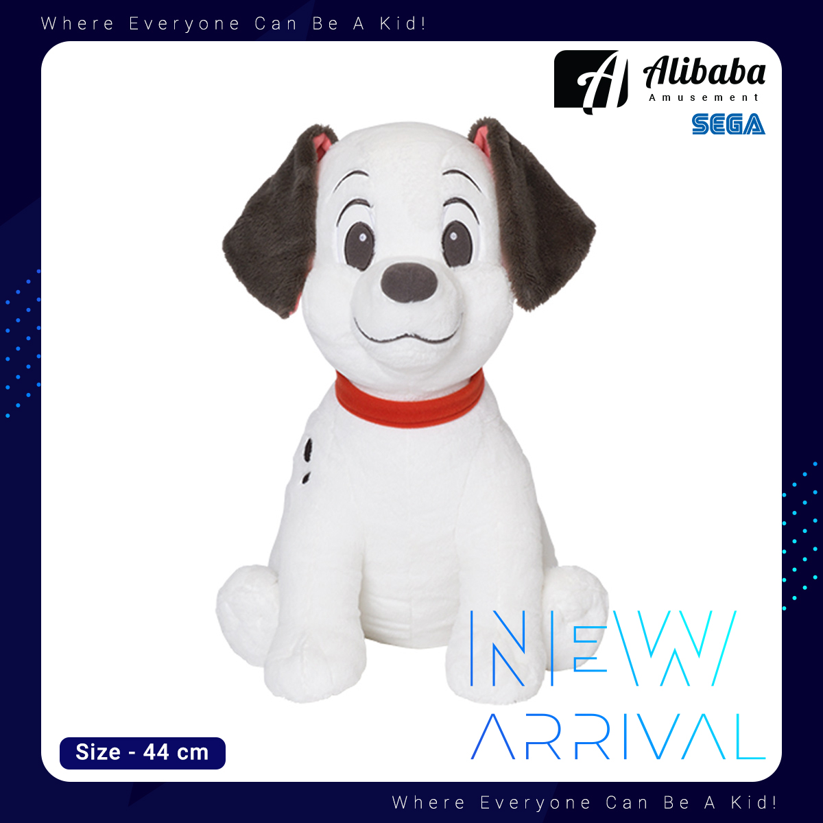 “One Hundred and One Dalmatians” SGJ Subdued Color Plush “Lucky”