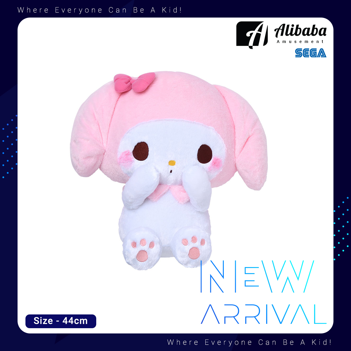 “Yurukawa Sanrio Characters” SGJ Rolling Plush “My Melody”