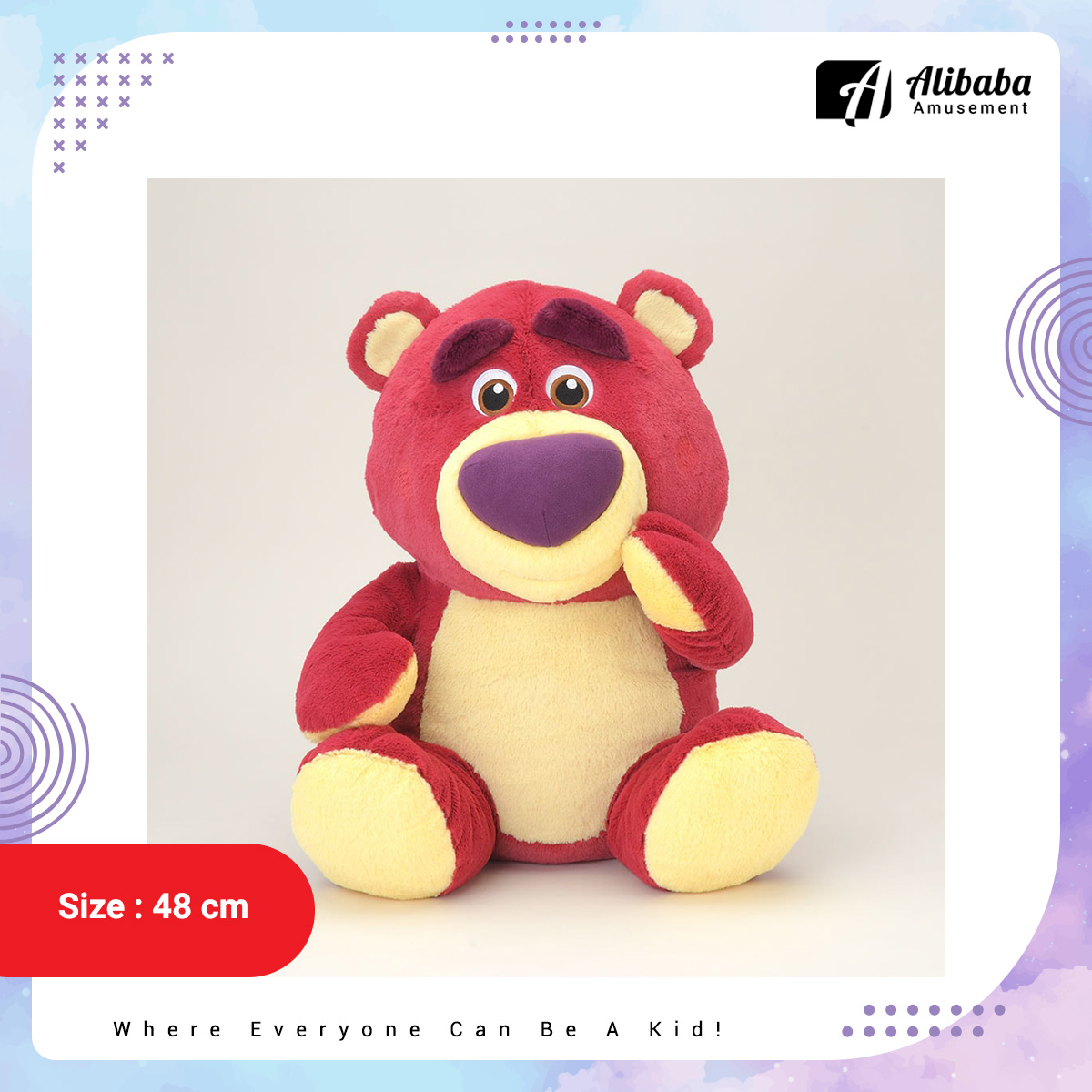 Red-Cheek “Lots-o’-Huggin’ Bear” SGJ Prim Pose Plush