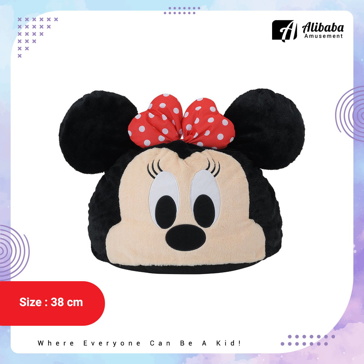 “Minnie Mouse” SGZ Dome Cushion