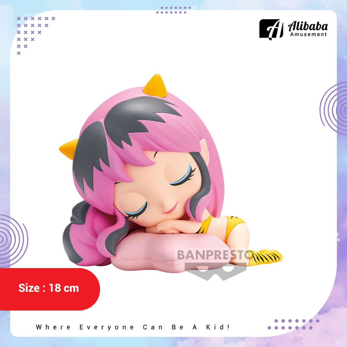 Urusei Yatsura ANIMEver. Q posket sleeping-LUM-(ver.B)